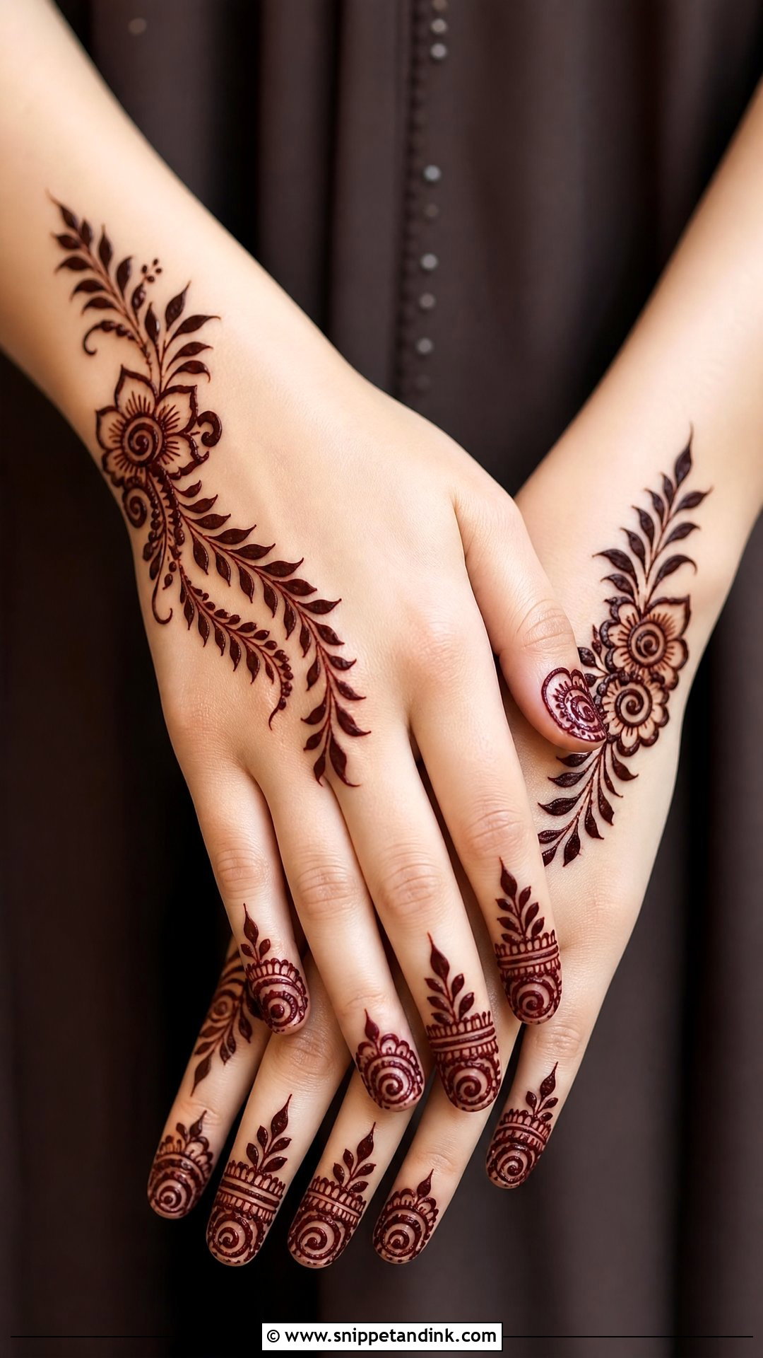 Simple Arabic Mehndi Design - Snippet and Ink - 30 Simple and Stylish Mehndi Designs