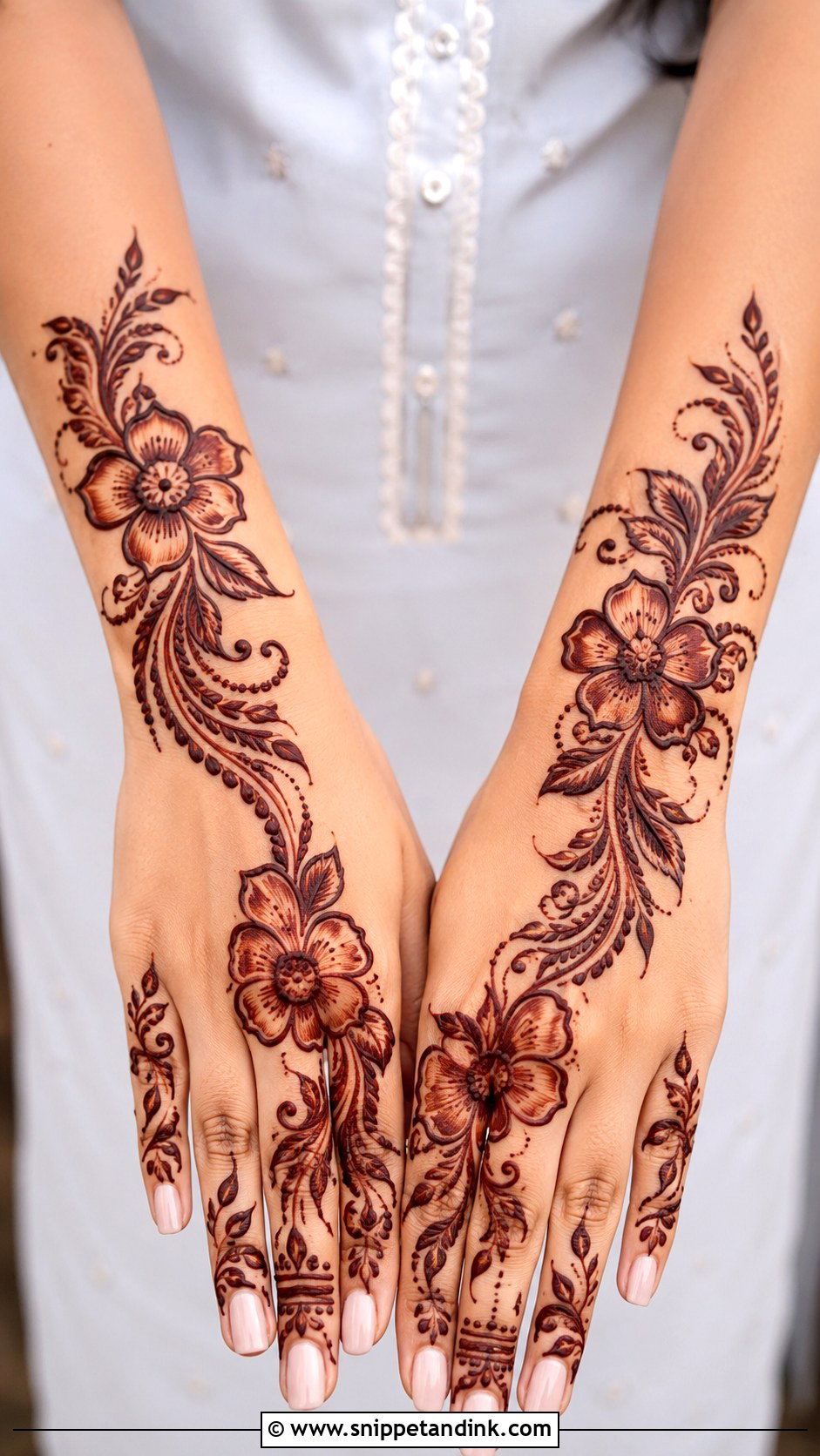 Simple Arabic Mehndi Design - Snippet and Ink - 35 New Simple Mehndi Designs