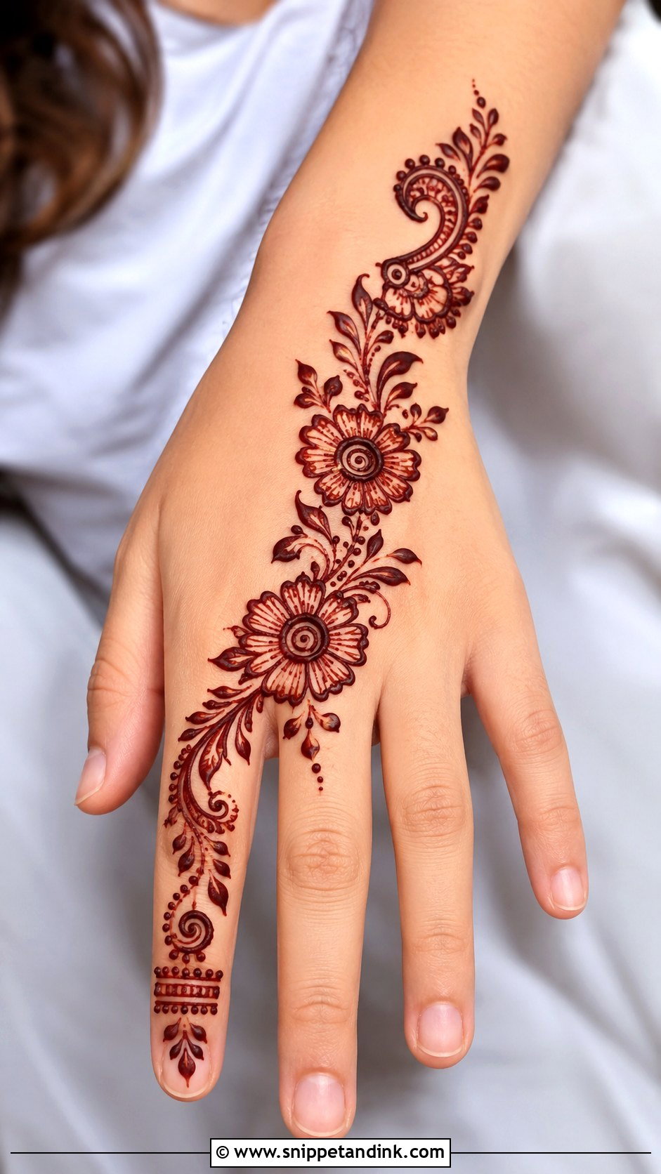 Simple Arabic Mehndi Design For Kids - Snippet and Ink - 30 Very Simple Mehndi Designs for Kids