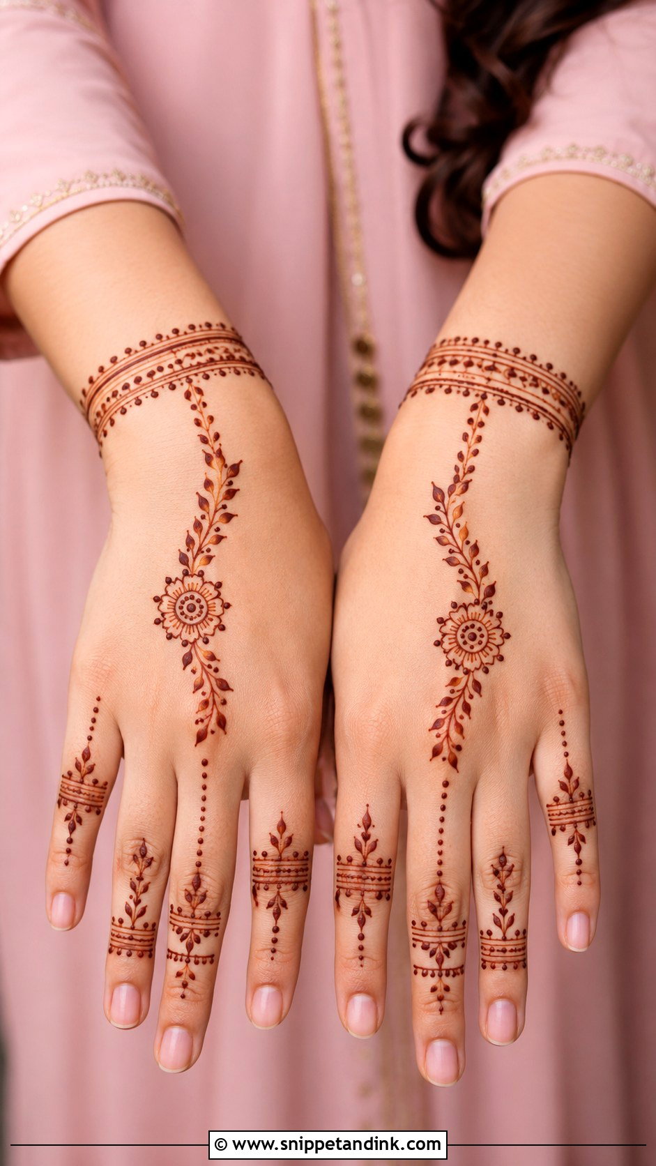 Simple Back Hand Mehndi Design - Snippet and Ink - 35 Mehndi Design Pictures Ideas