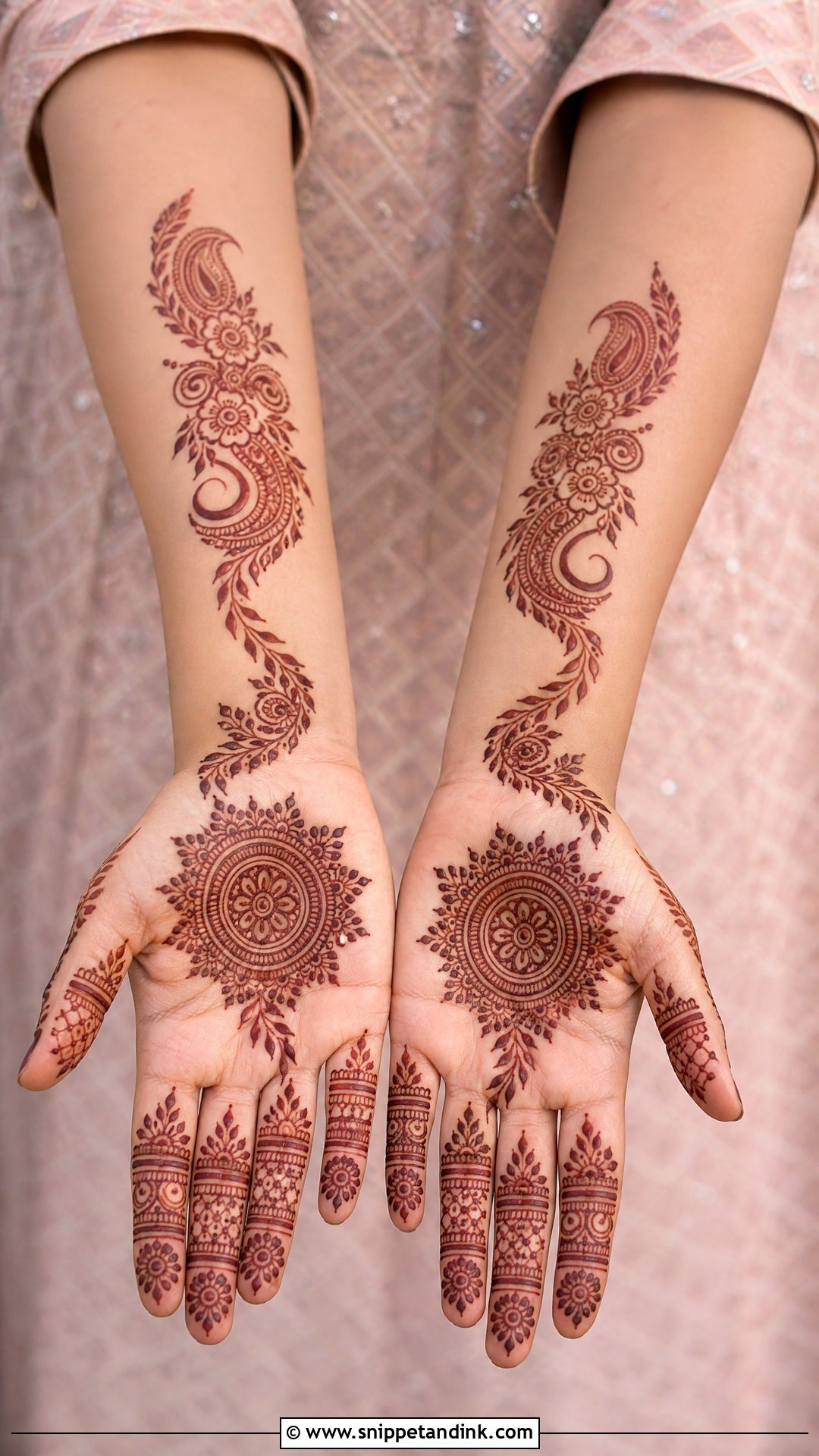 Simple Beautiful Mehndi Design - Snippet and Ink - 30 Simple Beautiful Mehndi Designs