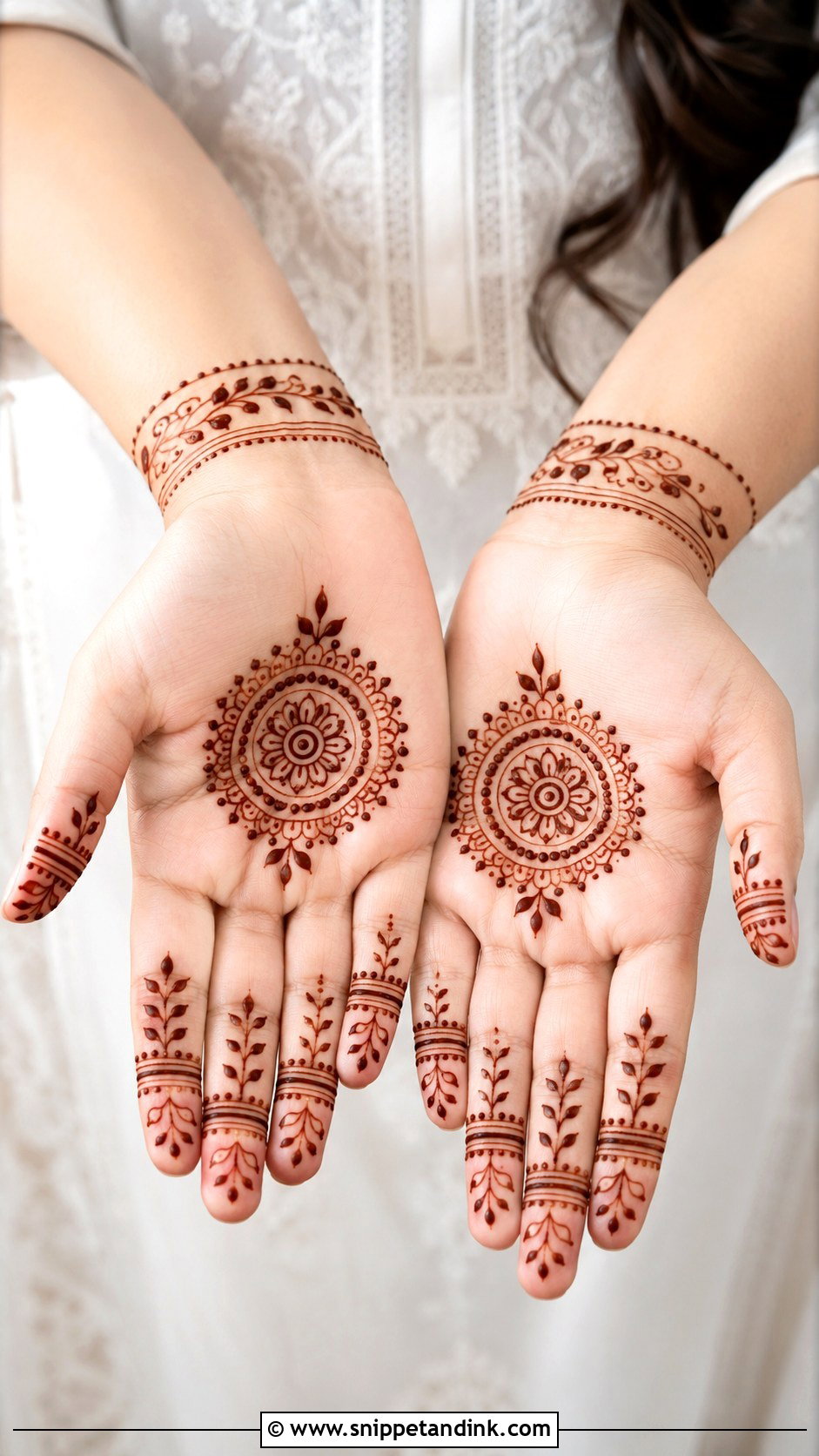 Simple Beginner Mehndi Design - Snippet and Ink - 35 Latest Simple Mehndi Designs