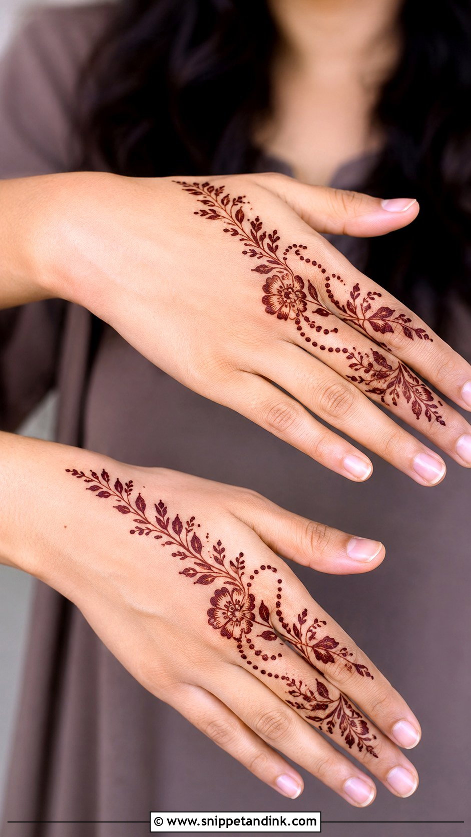 Simple Bel Mehndi Design - Snippet and Ink - 35 New Simple Mehndi Designs