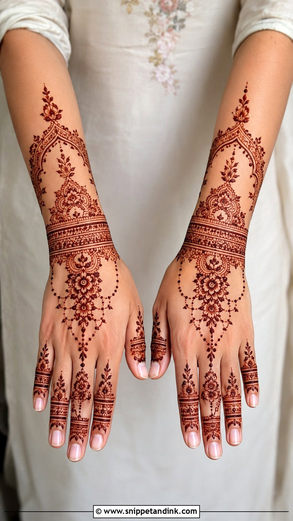 Simple Bracelet Mehndi Design - Snippet and Ink - 35 Simple Mehndi Design Ideas