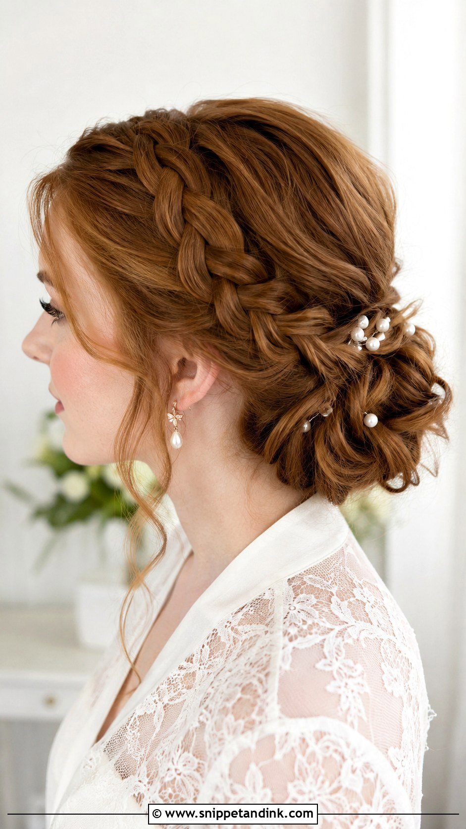 Simple Braided Bun Wedding Updo - Snippet and Ink - 15 Simple Updo for Wedding Ideas