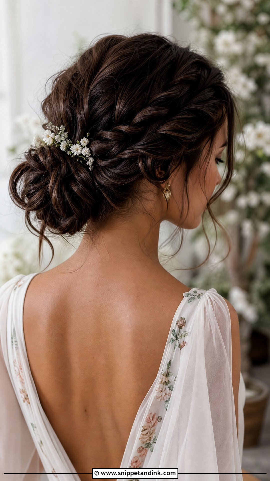 Simple Braided Wedding Hairstyle - Snippet and Ink - 20 Simple Wedding Hairstyle Ideas