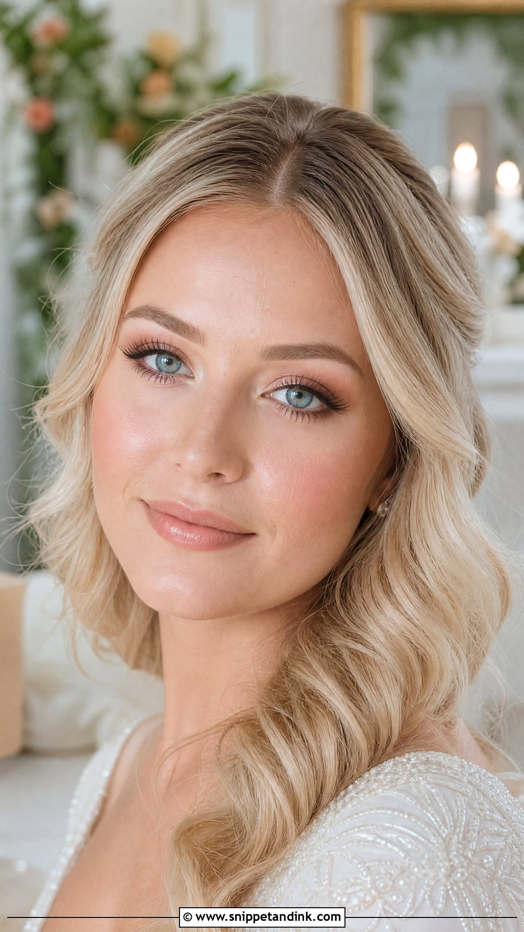 Simple Bridal Makeup For Blue Eyes - Snippet and Ink - 20 Simple Makeup for Bride Ideas