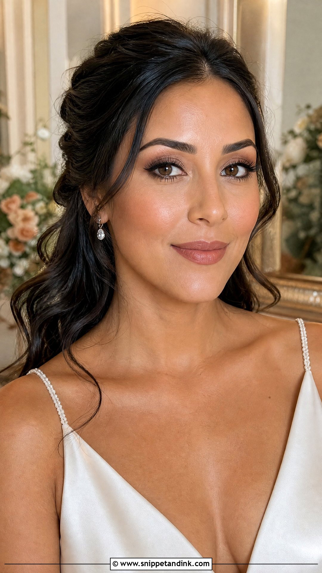 Simple Bridal Makeup For Brown Eyes - Snippet and Ink - 20 Simple Makeup for Bride Ideas