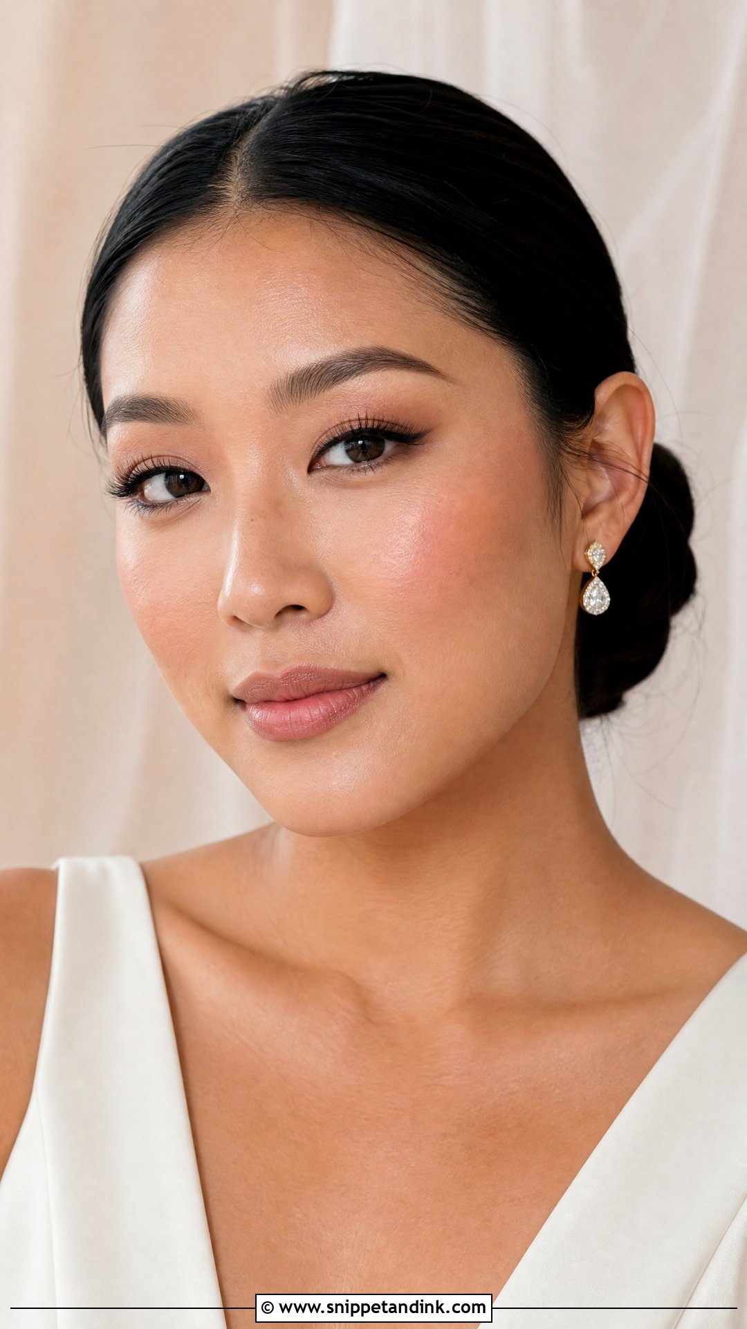 Simple Bridal Makeup For Hooded Eyes - Snippet and Ink - 20 Simple Bridal Makeup Look Ideas