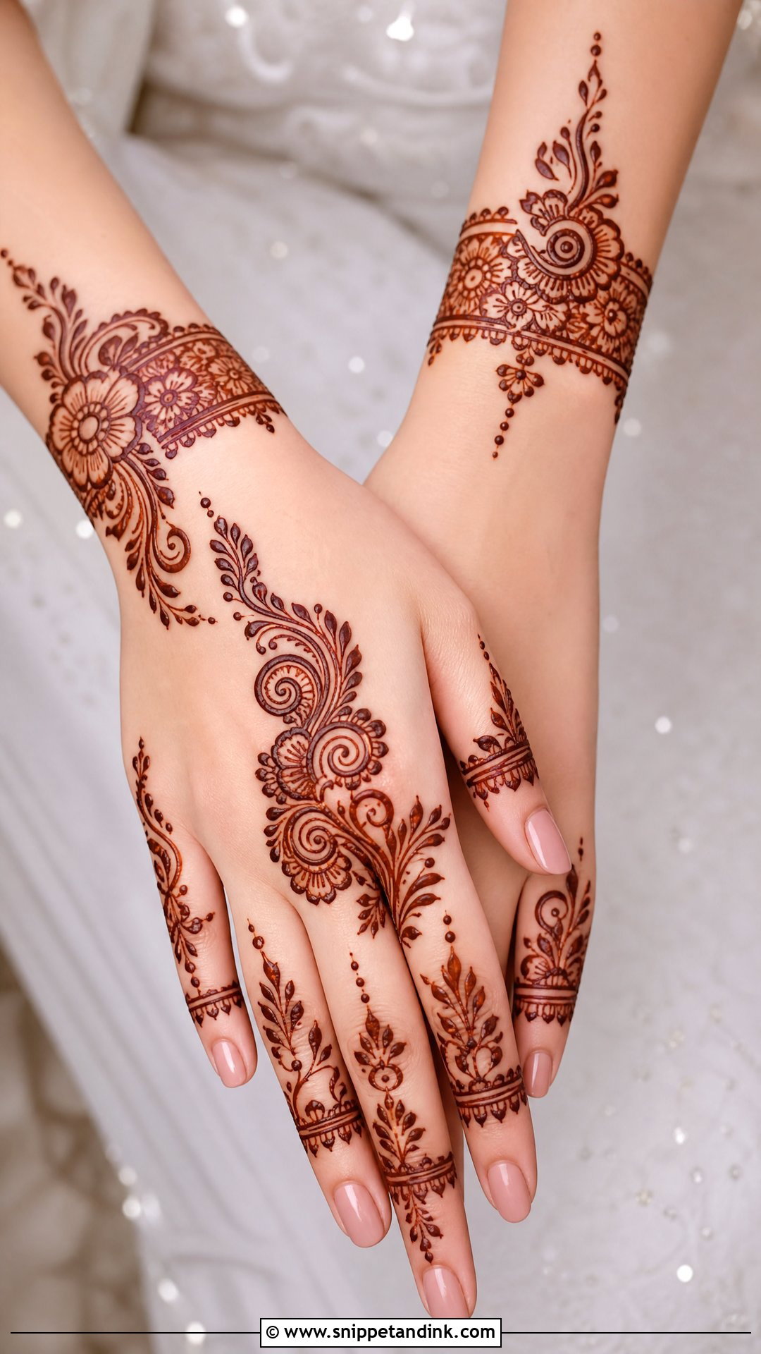 Simple Bridal Mehndi Design - Snippet and Ink - 25 Wedding Mehndi Mehandi Design for Bride Ideas