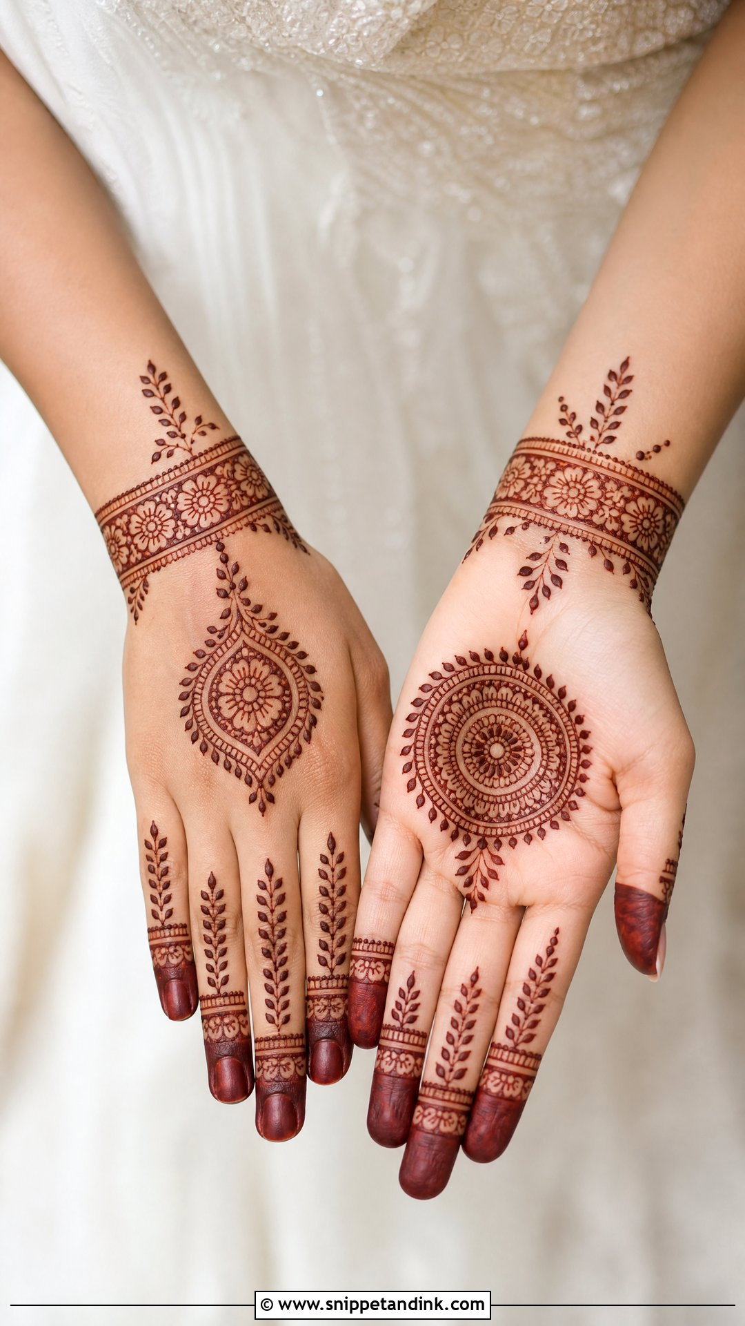 Simple Bridal Mehndi Design - Snippet and Ink - 30 Bridal Wedding Mehndi Designs