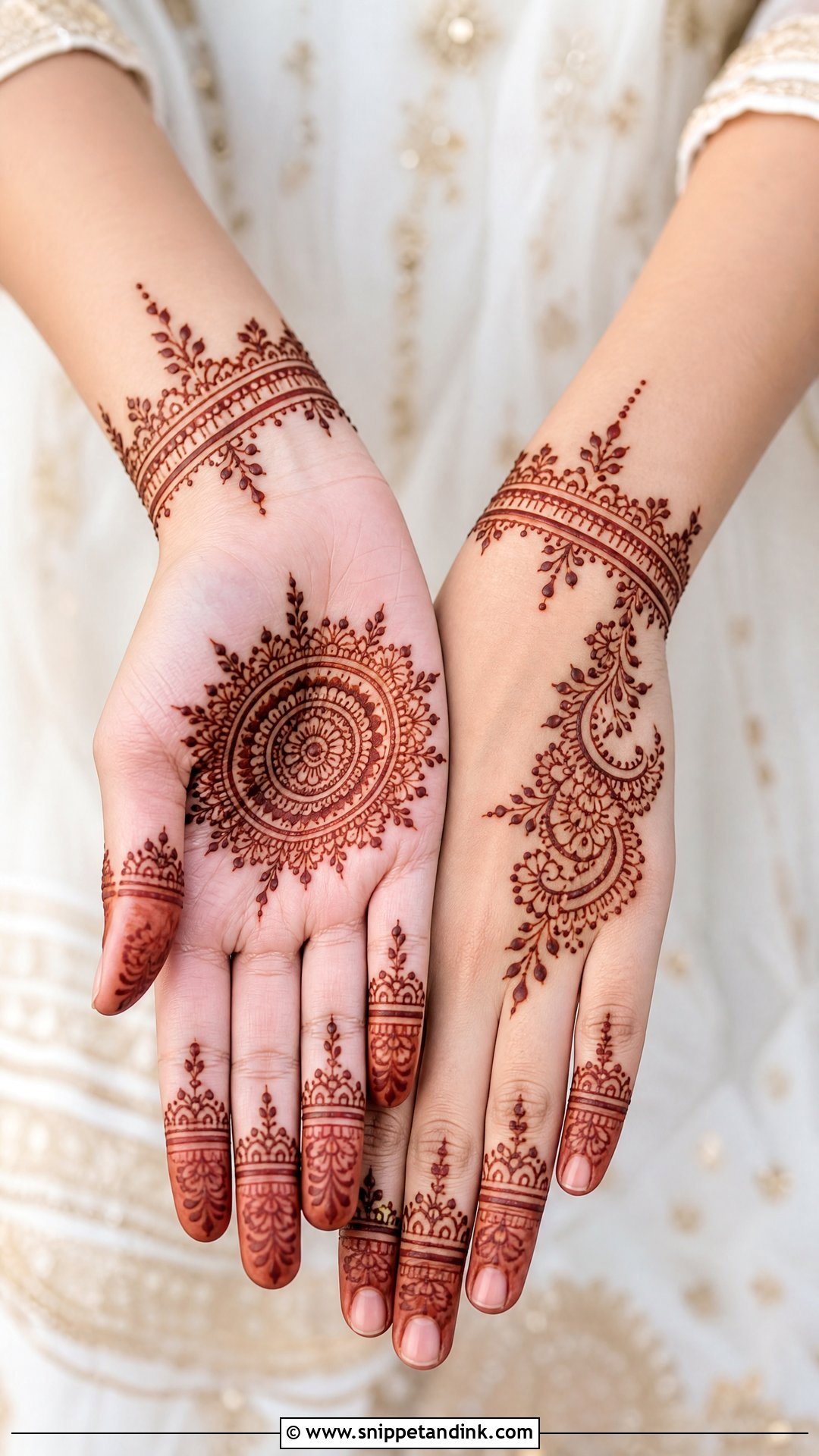 Simple Bridal Mehndi Design - Snippet and Ink - 20 Bridal Mehndi Design Indian Weddings Ideas