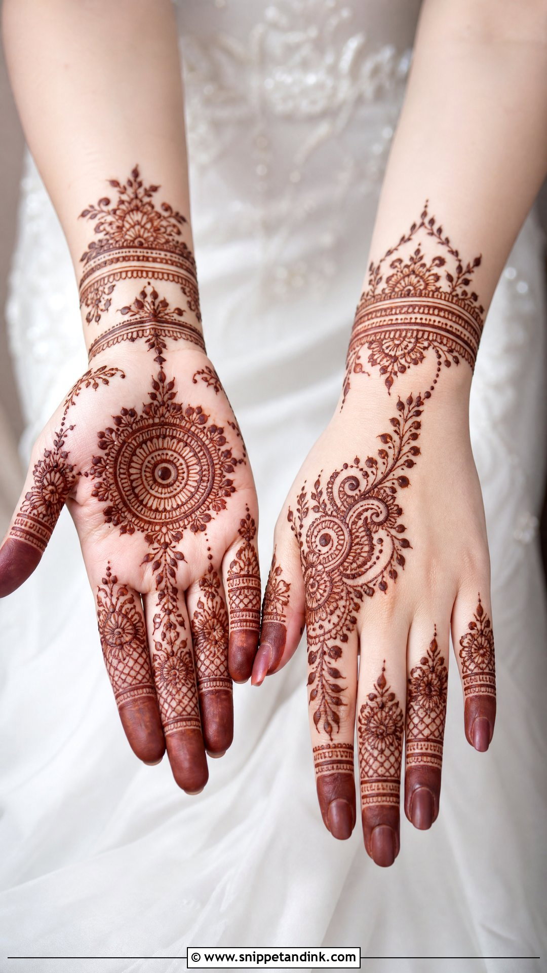Simple Bridal Mehndi Design - Snippet and Ink - 30 Mehndi Designs for Bride