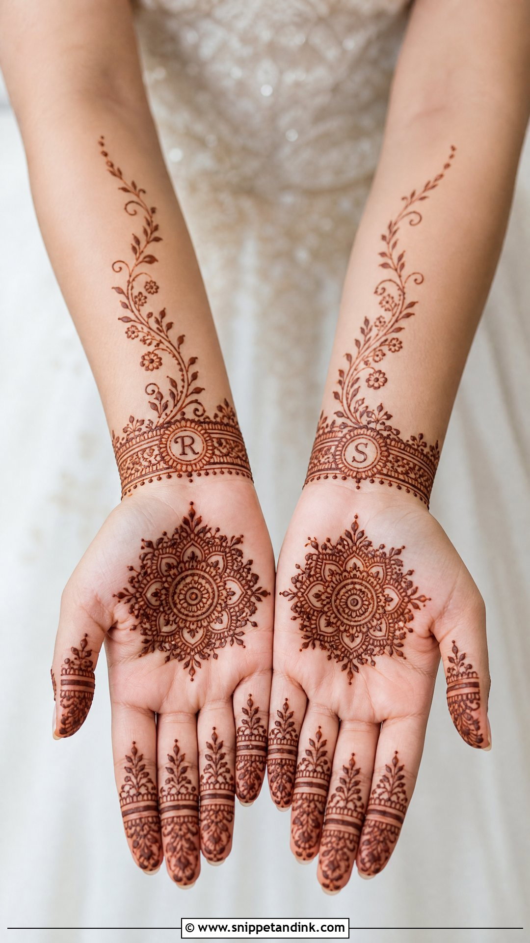 Simple Bridal Mehndi Design - Snippet and Ink - 30 Unique Bridal Mehndi Designs Indian Weddings