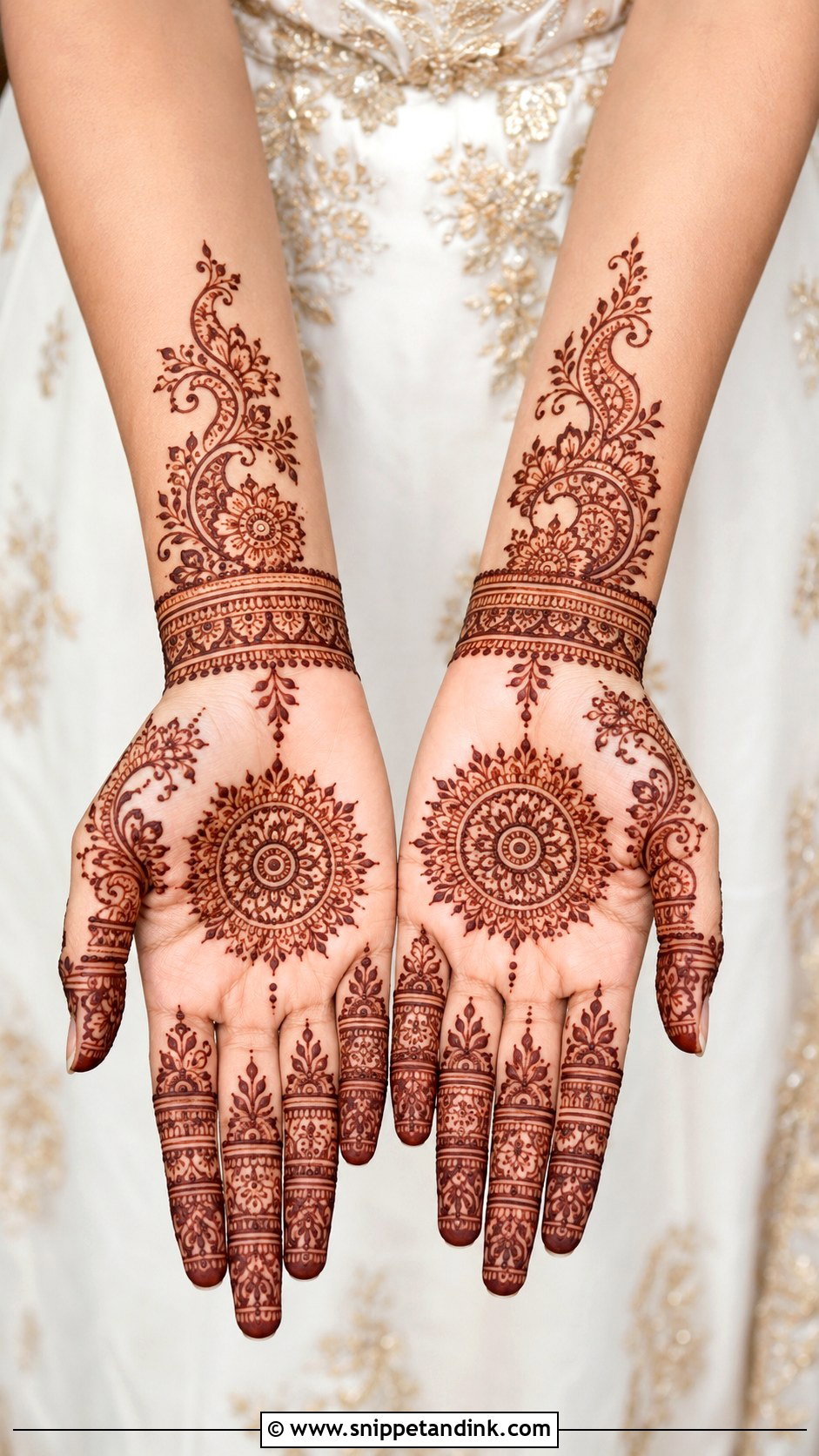 Simple Bridal Mehndi Design - Snippet and Ink - 35 New Bridal Mehndi Designs