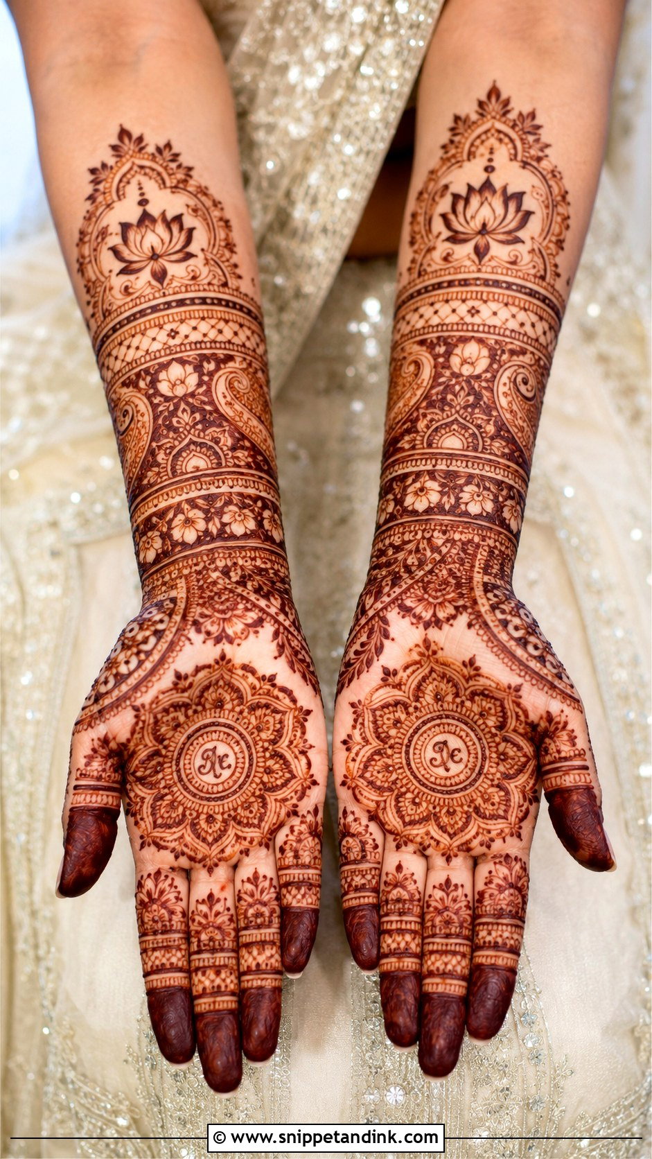 Simple Bridal Mehndi Design - Snippet and Ink - 35 Simple Mehndi Design Ideas
