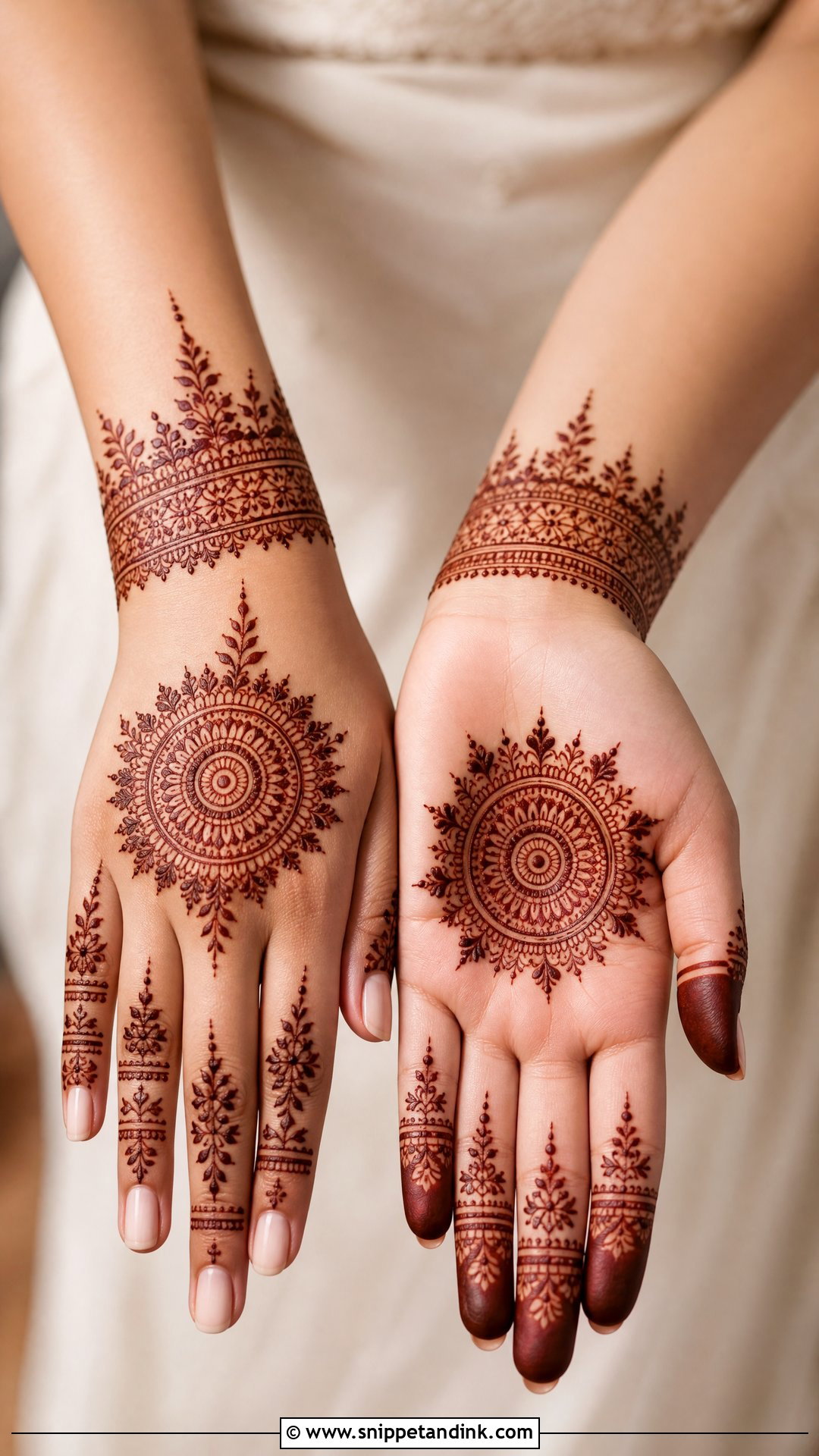 Simple Bridal Mehndi Design - Snippet and Ink - 20 Wedding Mehndi Designs for Hands