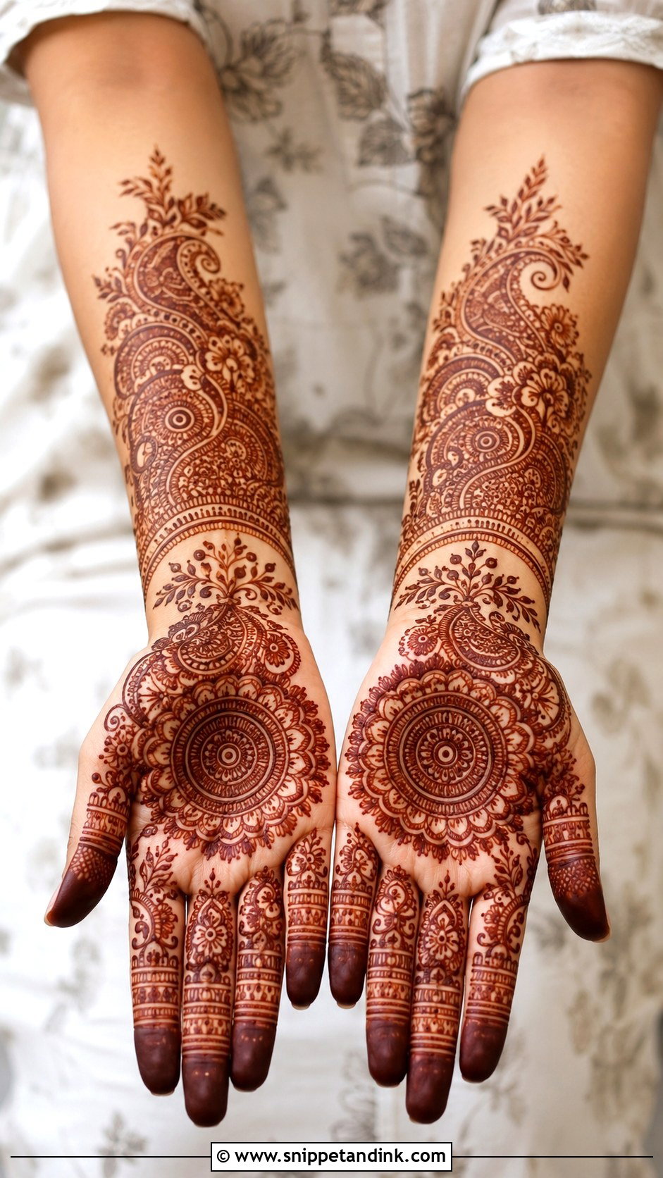 Simple Bridal Mehndi Design Full Hand - Snippet and Ink - 35 Latest Bridal Mehndi Designs Weddings