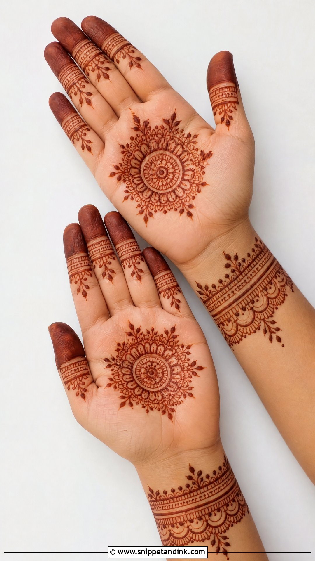 Simple Bridal Mehndi For Haldi - Snippet and Ink - 25 Simple Mehndi Designs for Bride