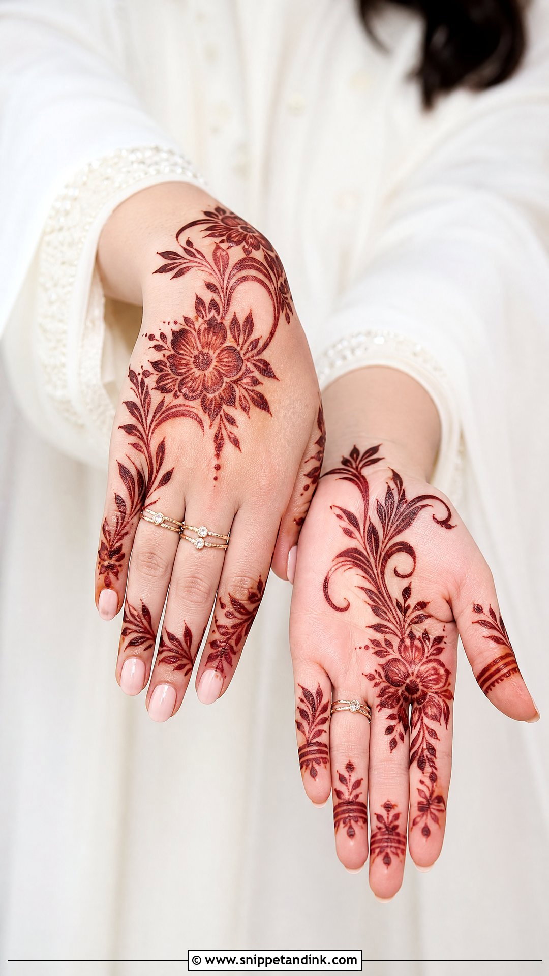 Simple Bridal Mehndi For Nikah - Snippet and Ink - 25 Simple Mehndi Designs for Bride