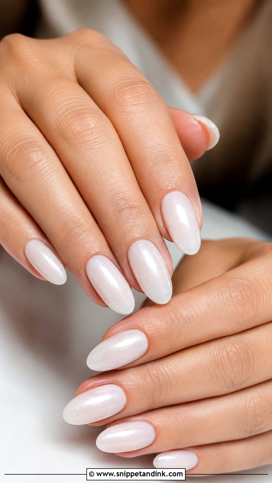Simple Bridal Nails For Winter Wedding - Snippet and Ink - 30 Simple Bridal Nails