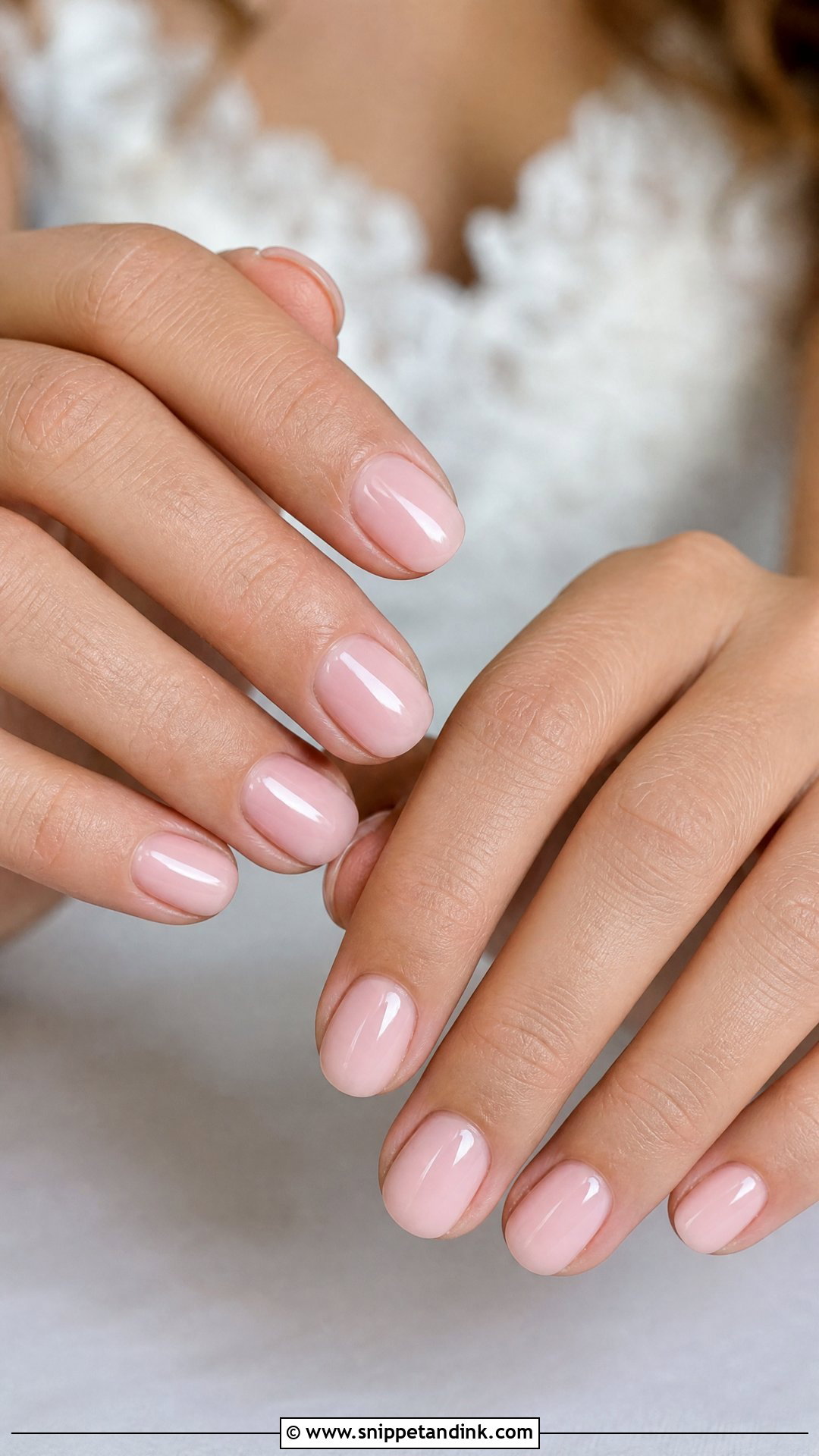Simple Bridal Nails - Snippet and Ink - 35 Bridal Nails Wedding