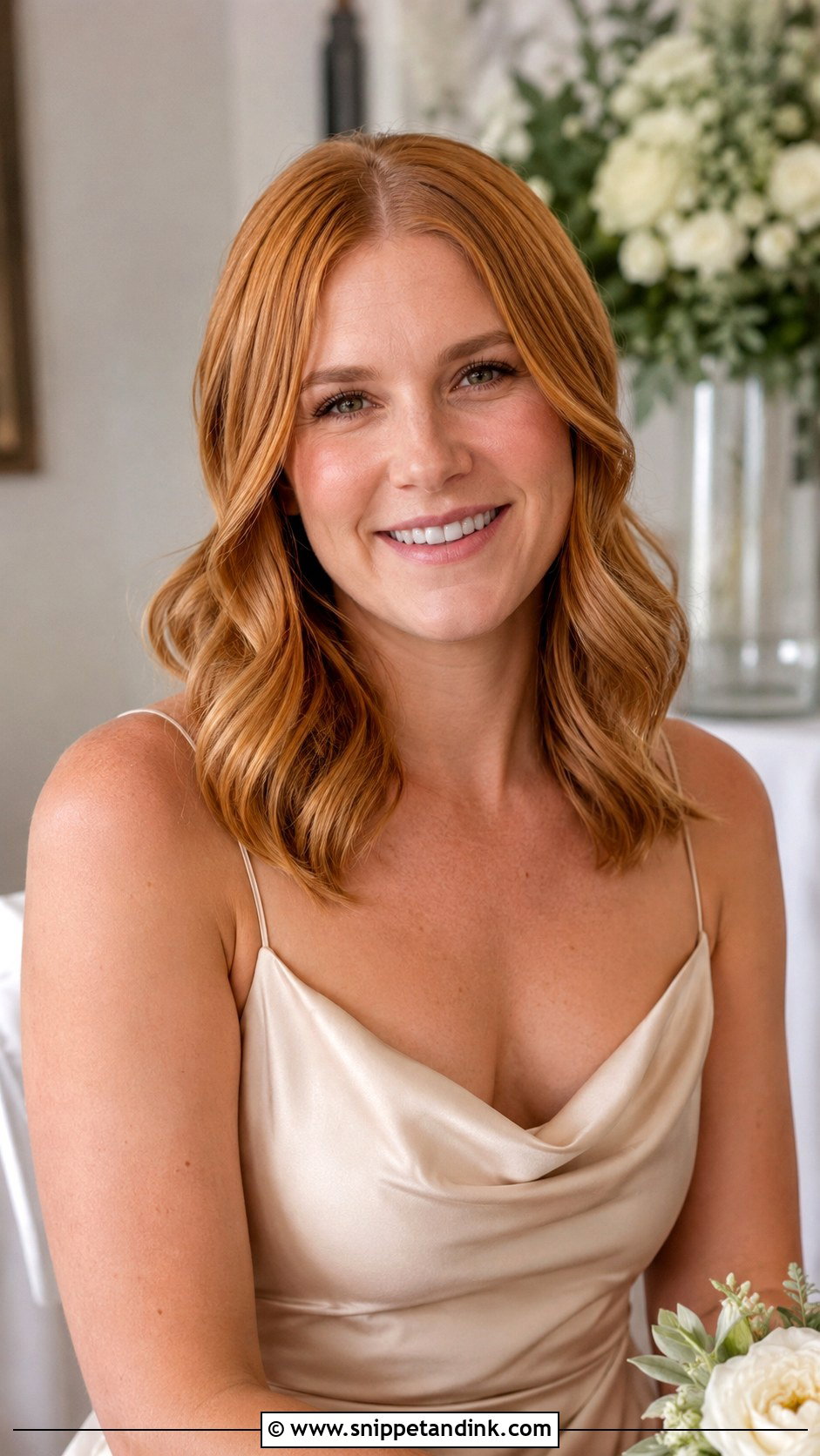 Simple Bridesmaid Hairstyle For Medium Hair - Snippet and Ink - 30 Bridesmaid Hairstyles Medium Length