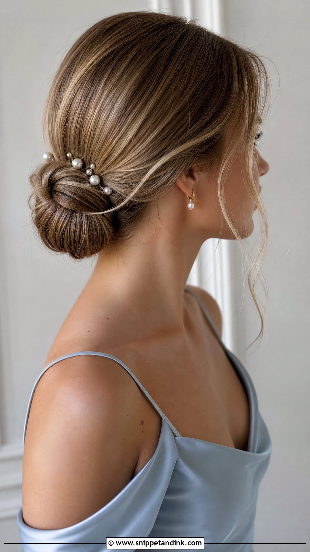 Simple Bun With Hair Accessories - Snippet and Ink - 20 Simple Hair Do for Wedding Guest Ideas