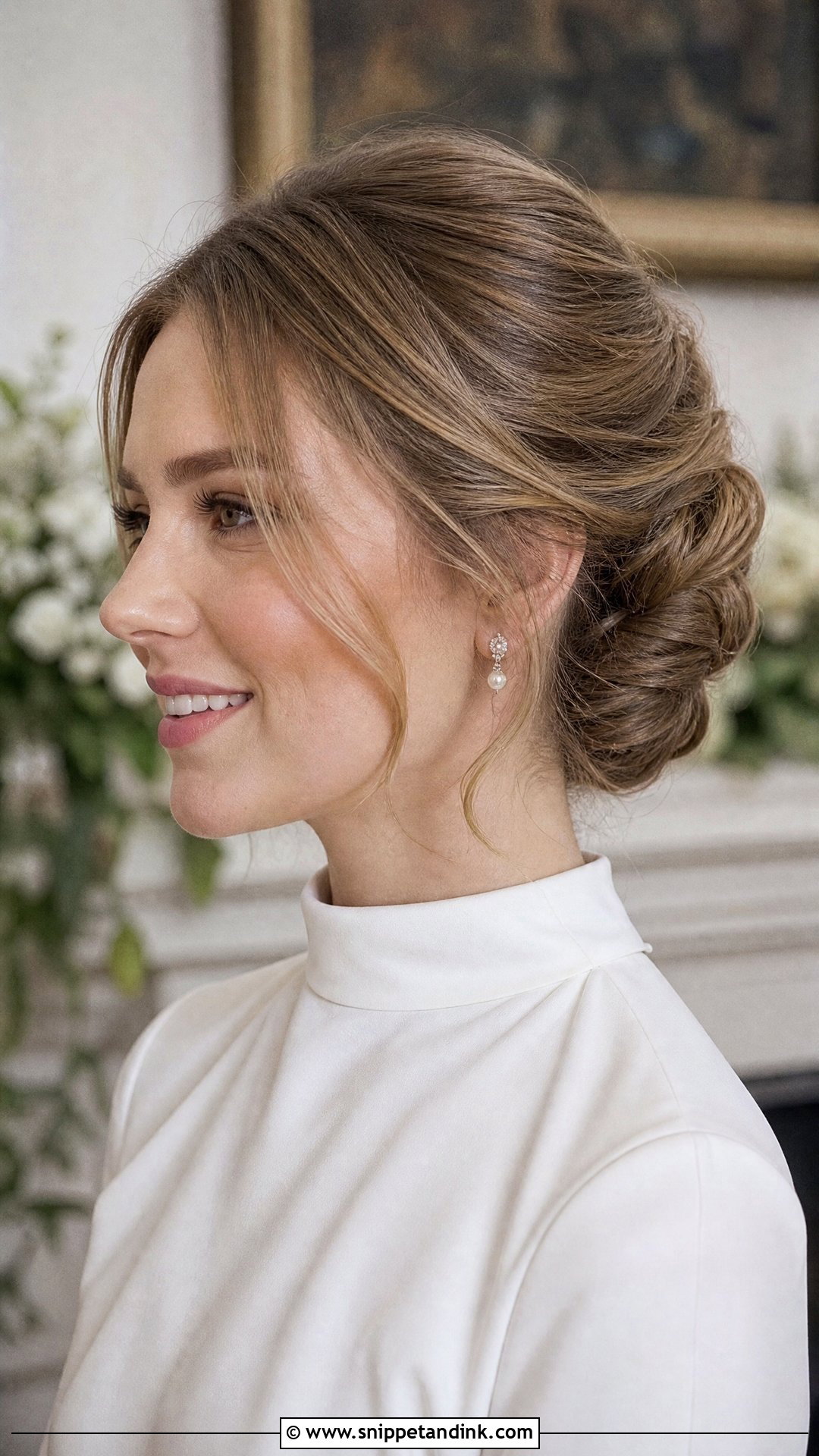 Simple Chignon Wedding Hairstyle - Snippet and Ink - 20 Simple Wedding Hairstyle Ideas