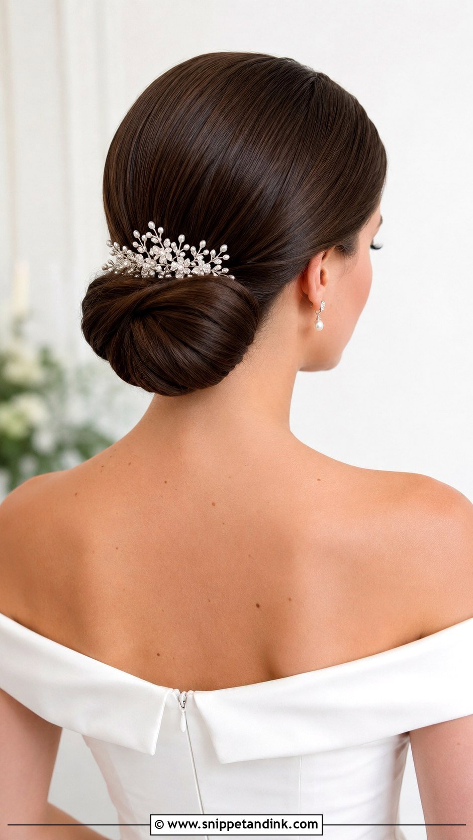 Simple Chignon Wedding Updo - Snippet and Ink - 15 Simple Updo for Wedding Ideas
