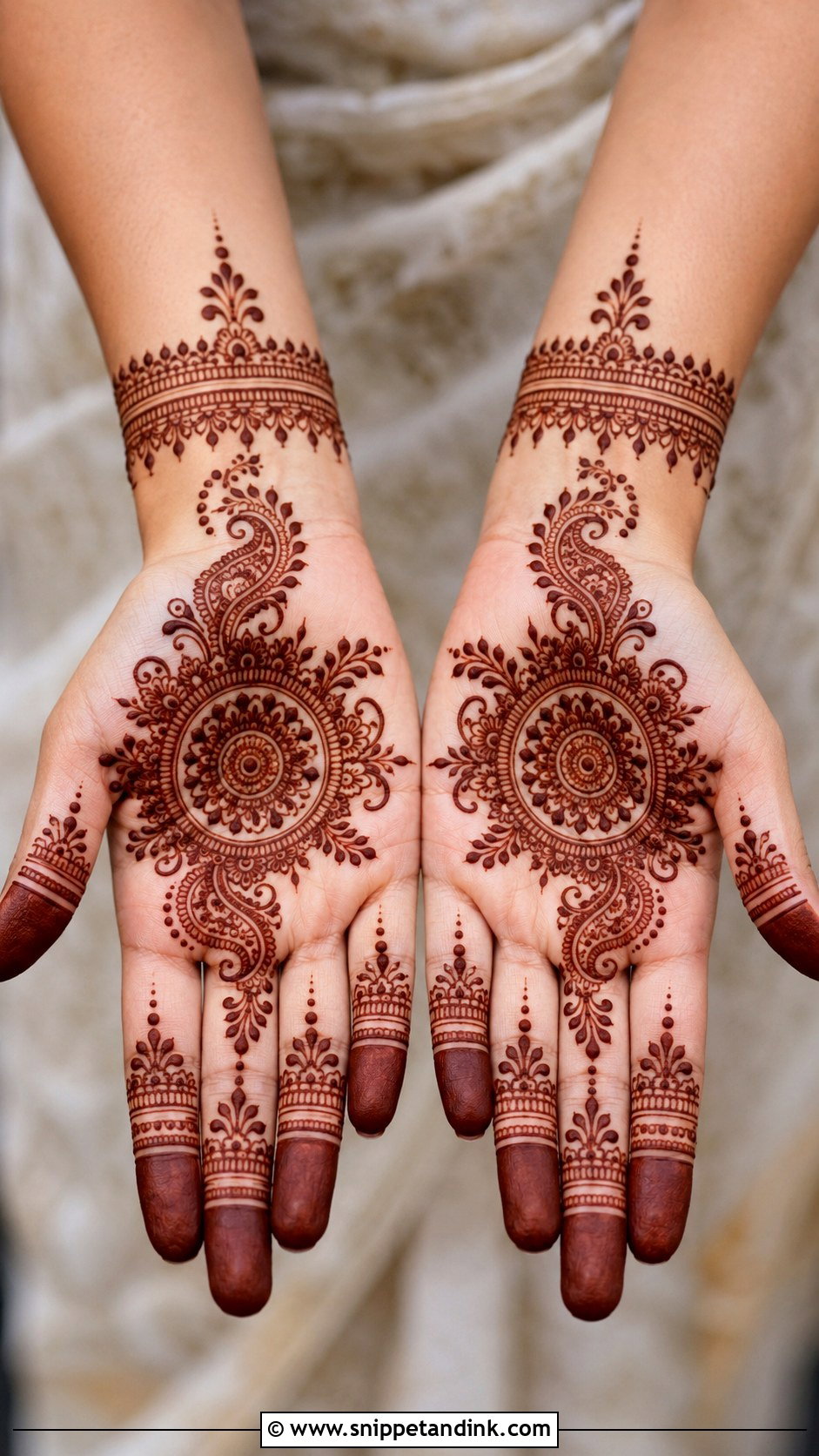 Simple Diwali Mehndi Design - Snippet and Ink - 30 Simple and Easy Mehndi Designs