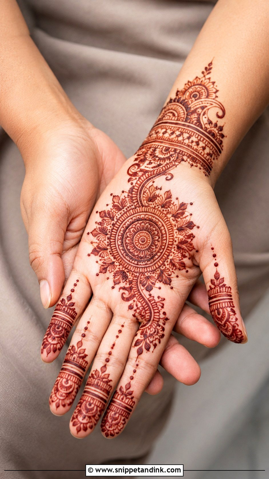 Simple Diwali Mehndi Design - Snippet and Ink - 35 Simple Mehndi Designs