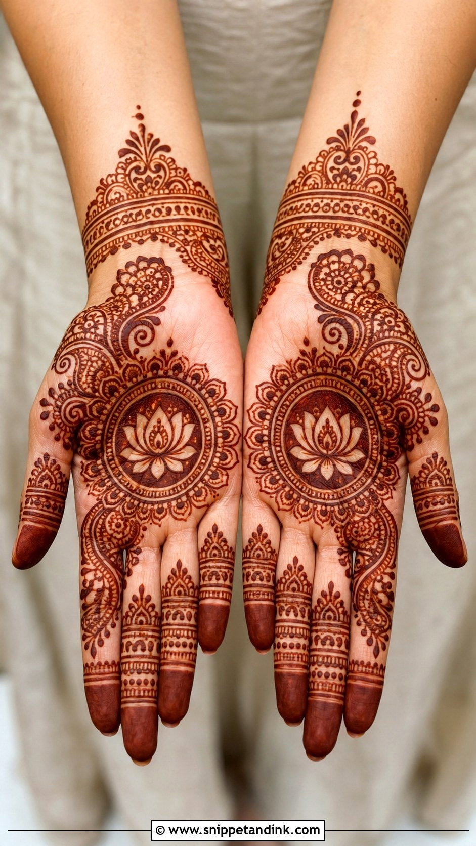 Simple Diwali Mehndi Design - Snippet and Ink - 35 Simplest Mehndi Designs