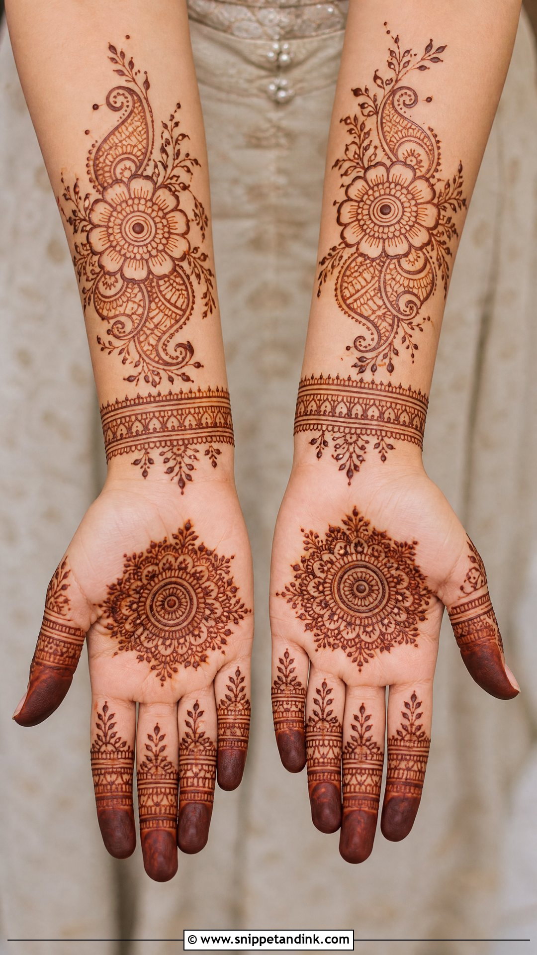 Simple Dulhan Mehndi Design - Snippet and Ink - 30 Dulhan Mehndi Designs Indian Weddings