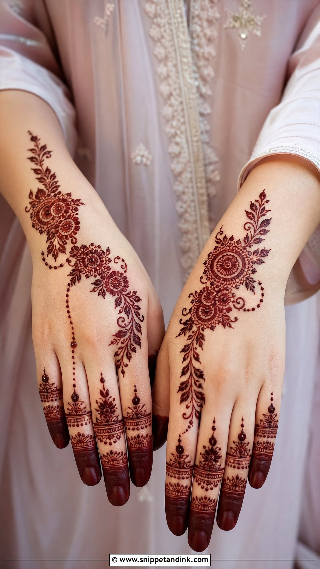 Simple Eid Mehndi Design - Snippet and Ink - 30 Simple and Stylish Mehndi Designs