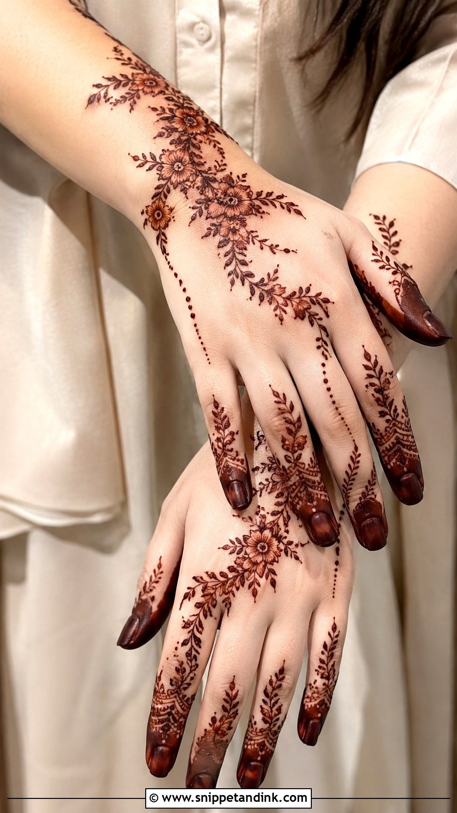Simple Eid Mehndi Design - Snippet and Ink - 35 Simple Mehndi Designs