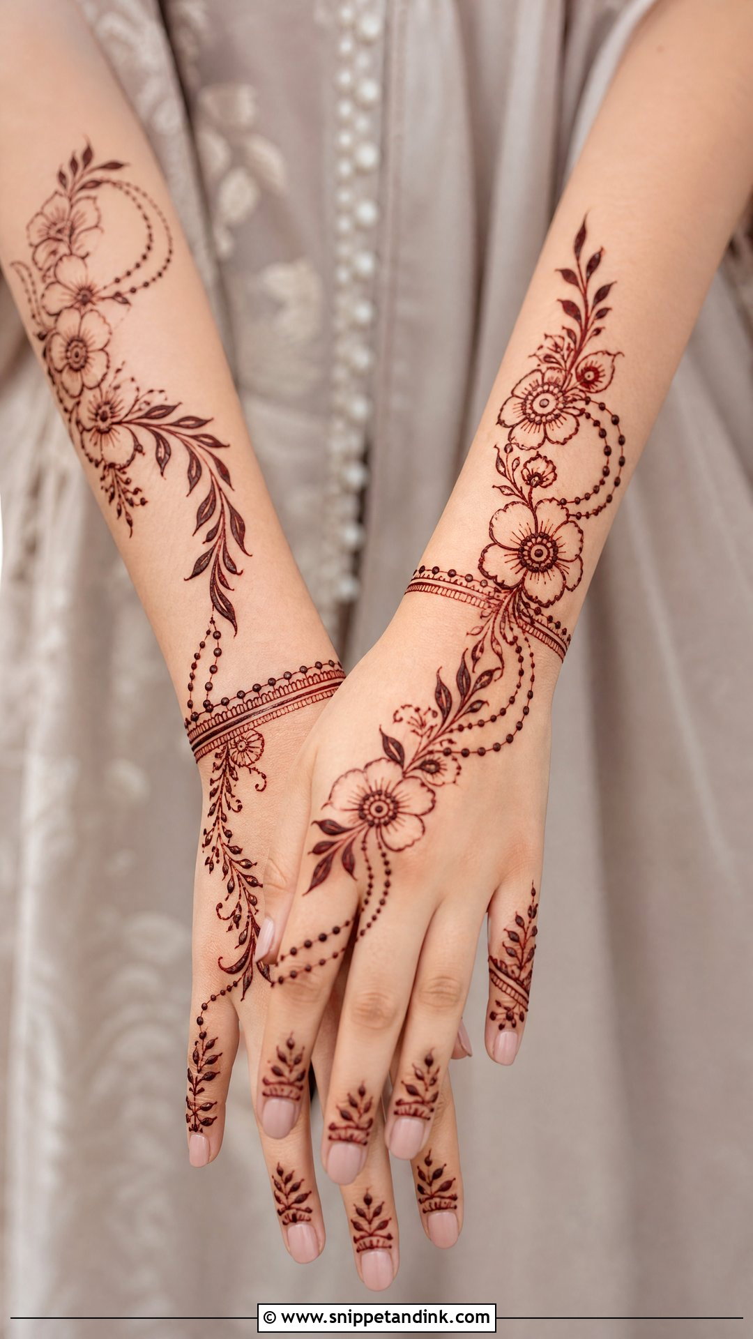 Simple Eid Mehndi Design - Snippet and Ink - 35 Very Simple Mehndi Designs