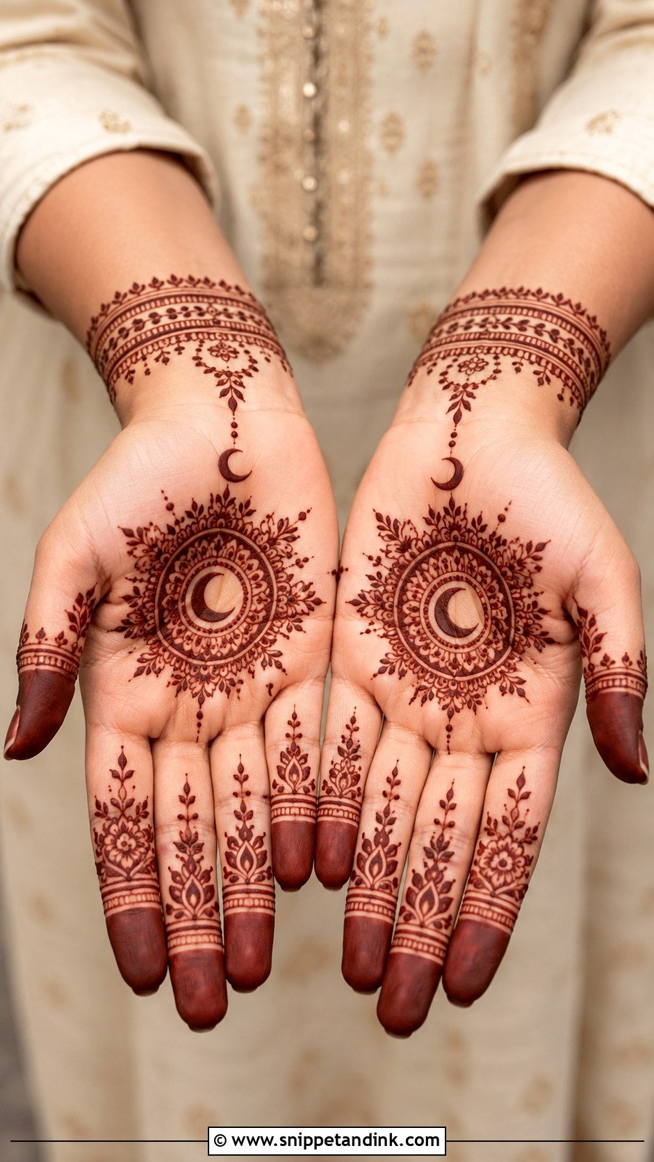Simple Eid Mehndi - Snippet and Ink - 30 New Unique Mehndi Designs