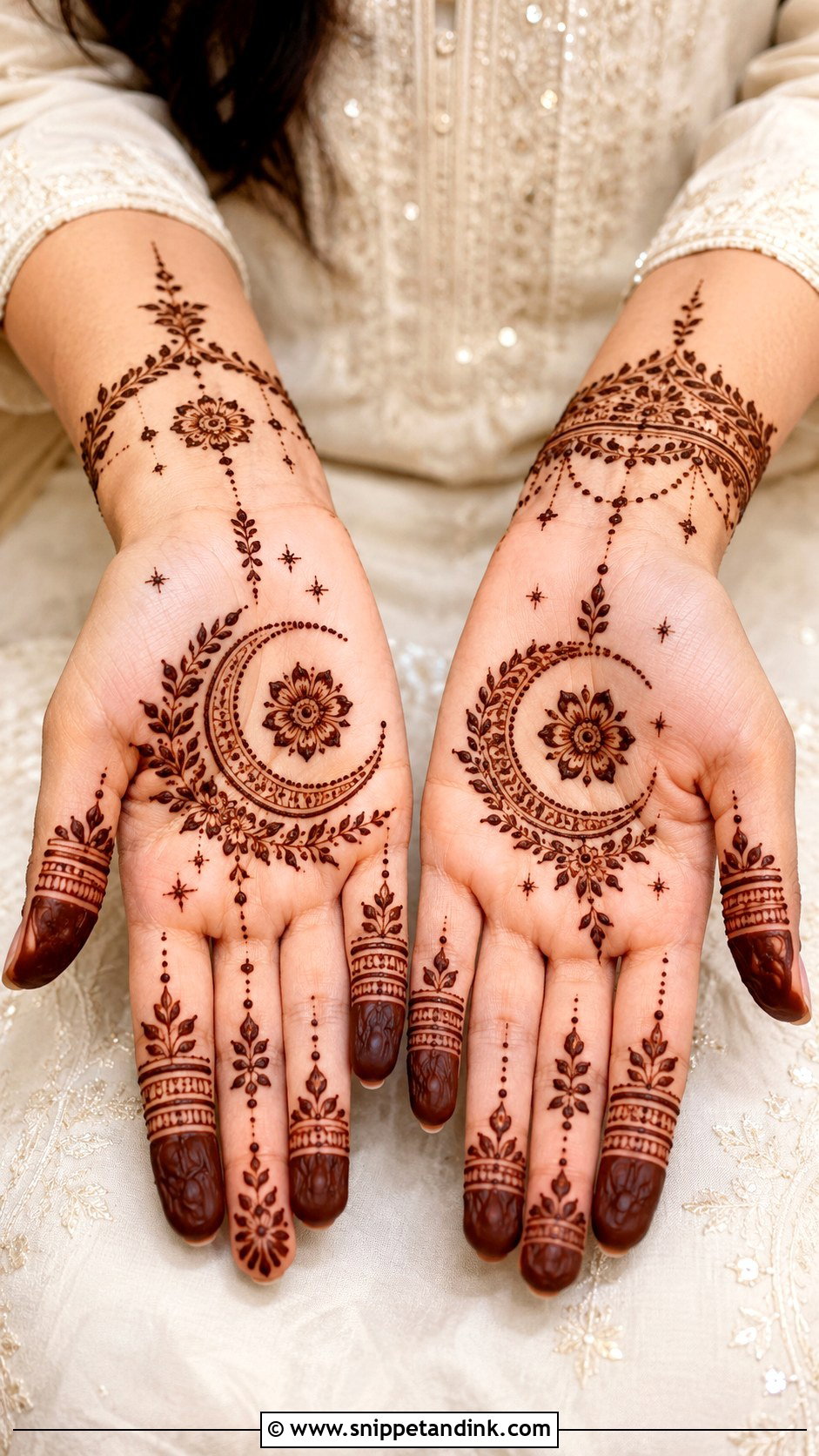 Simple Eid Palm Mehndi Design - Snippet and Ink - 35 Simple Easy Palm Mehndi Design Ideas