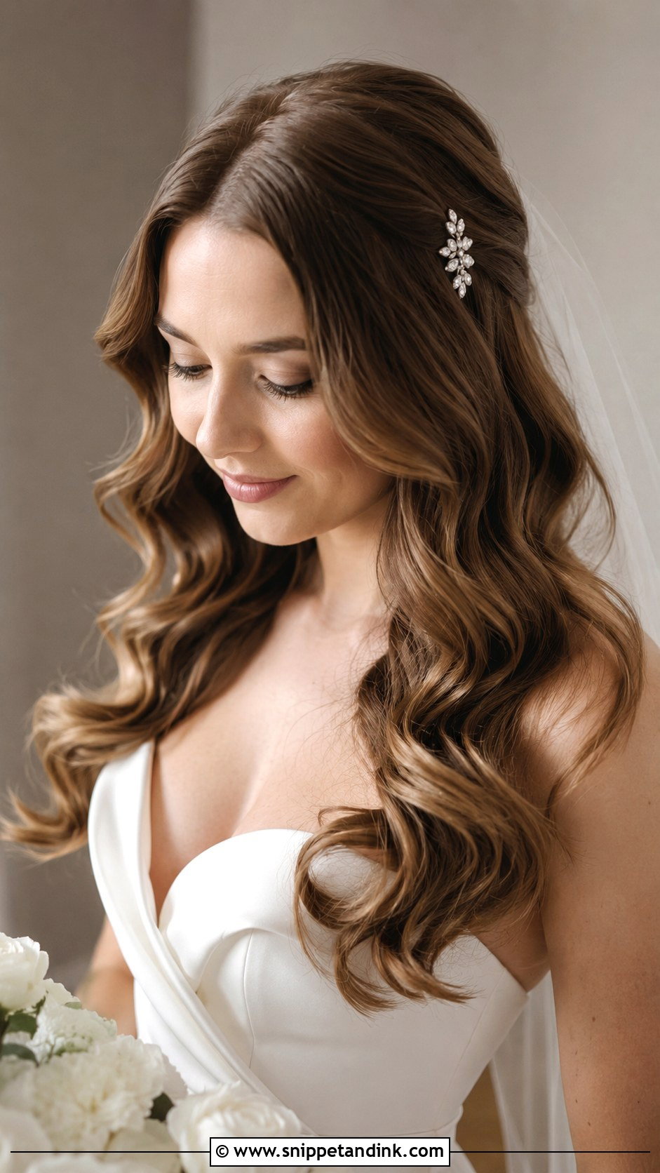 Simple Elegant Wedding Hair - Snippet and Ink - 20 Barbara Palvin Wedding Hair Ideas