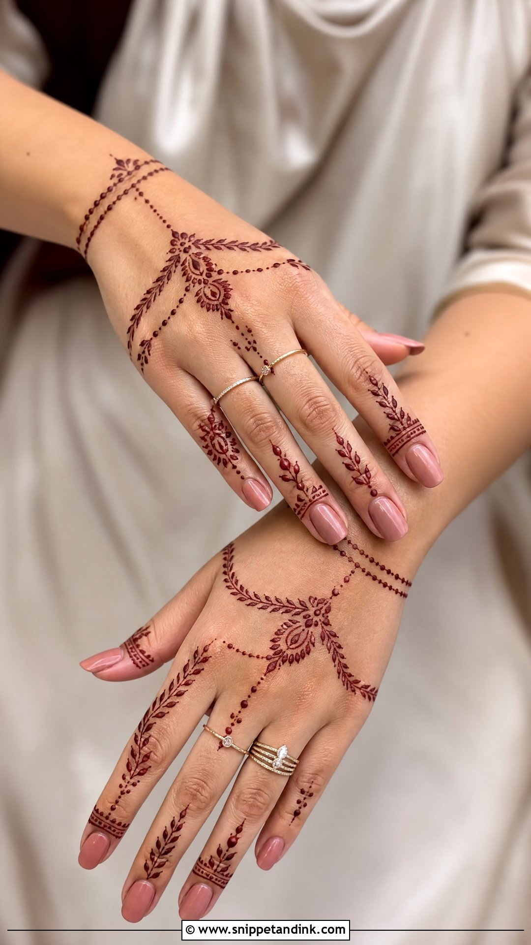 Simple Finger Mehndi Design - Snippet and Ink - 25 Trending Mehndi Designs 2025