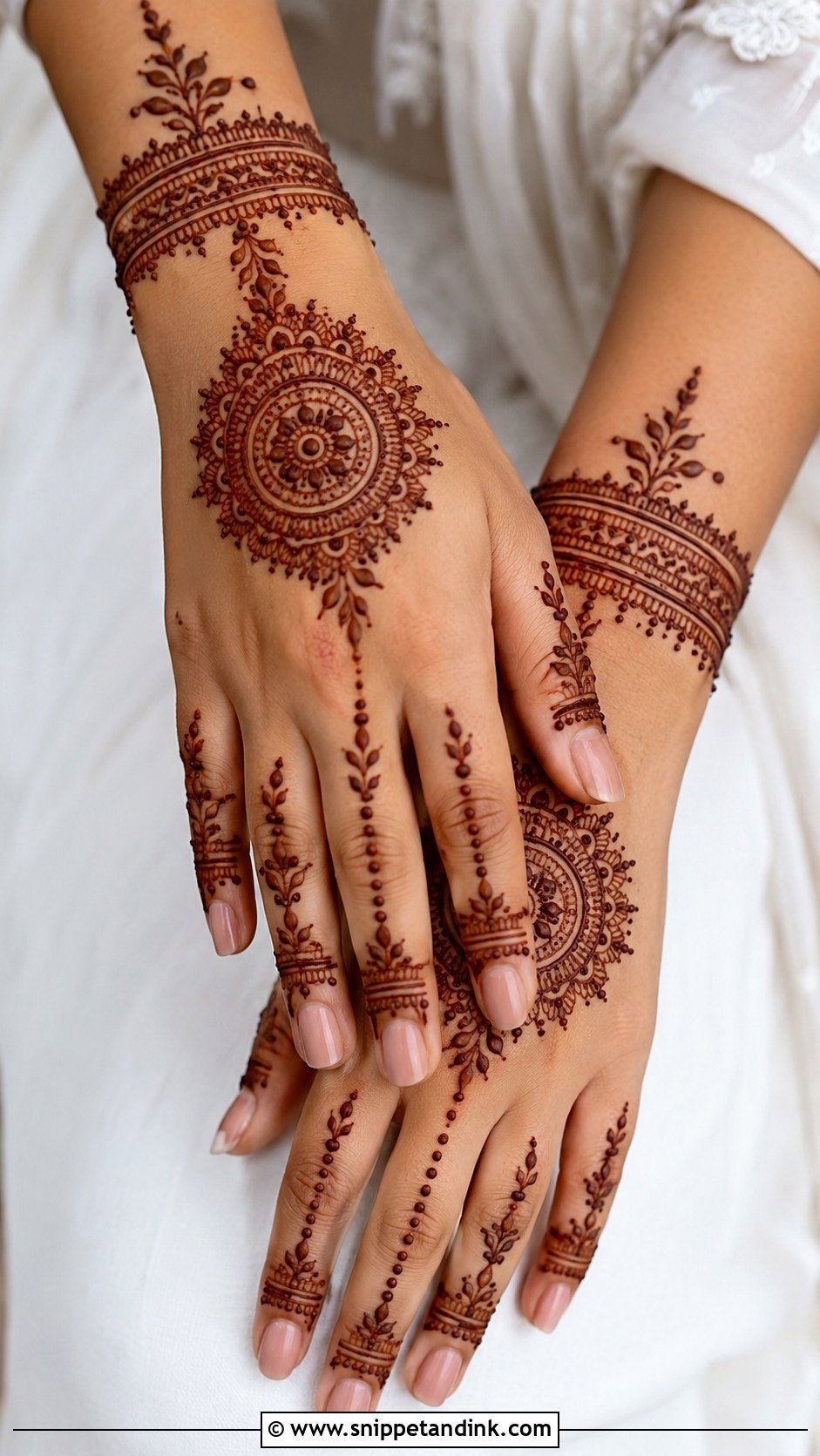 Simple Finger Mehndi Design - Snippet and Ink - 35 Simple Easy Mehndi Designs