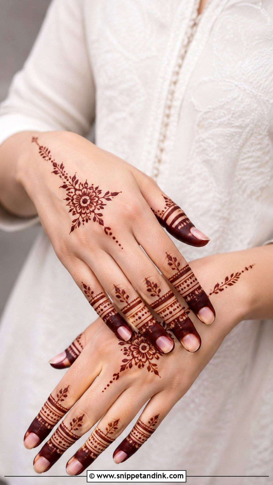 Simple Finger Mehndi Design - Snippet and Ink - 35 Latest Simple Mehndi Designs
