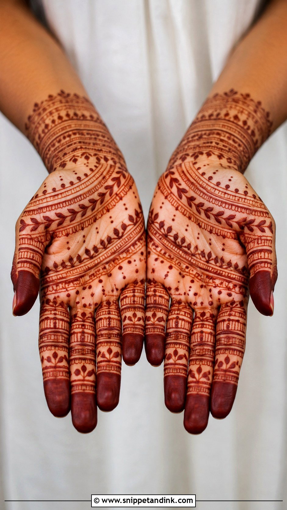 Simple Finger Mehndi Design For Front Hand - Snippet and Ink - 35 Simple Fingers Mehndi Designs