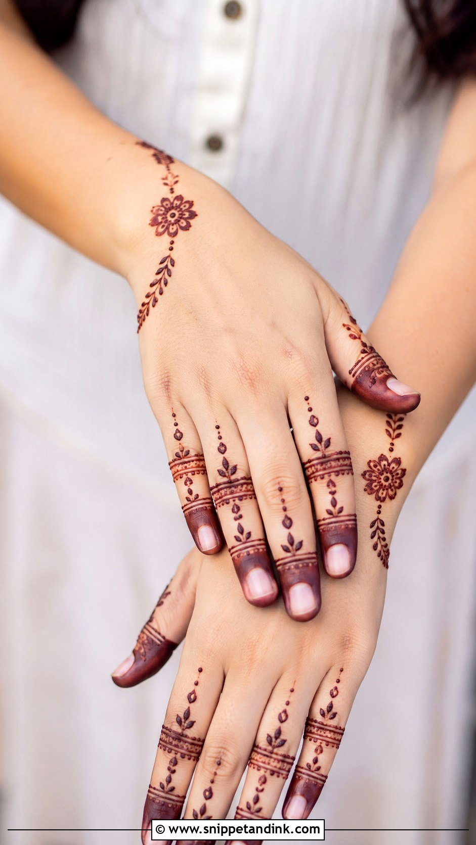 Simple Finger Mehndi Design For Kids - Snippet and Ink - 30 Very Simple Mehndi Designs for Kids
