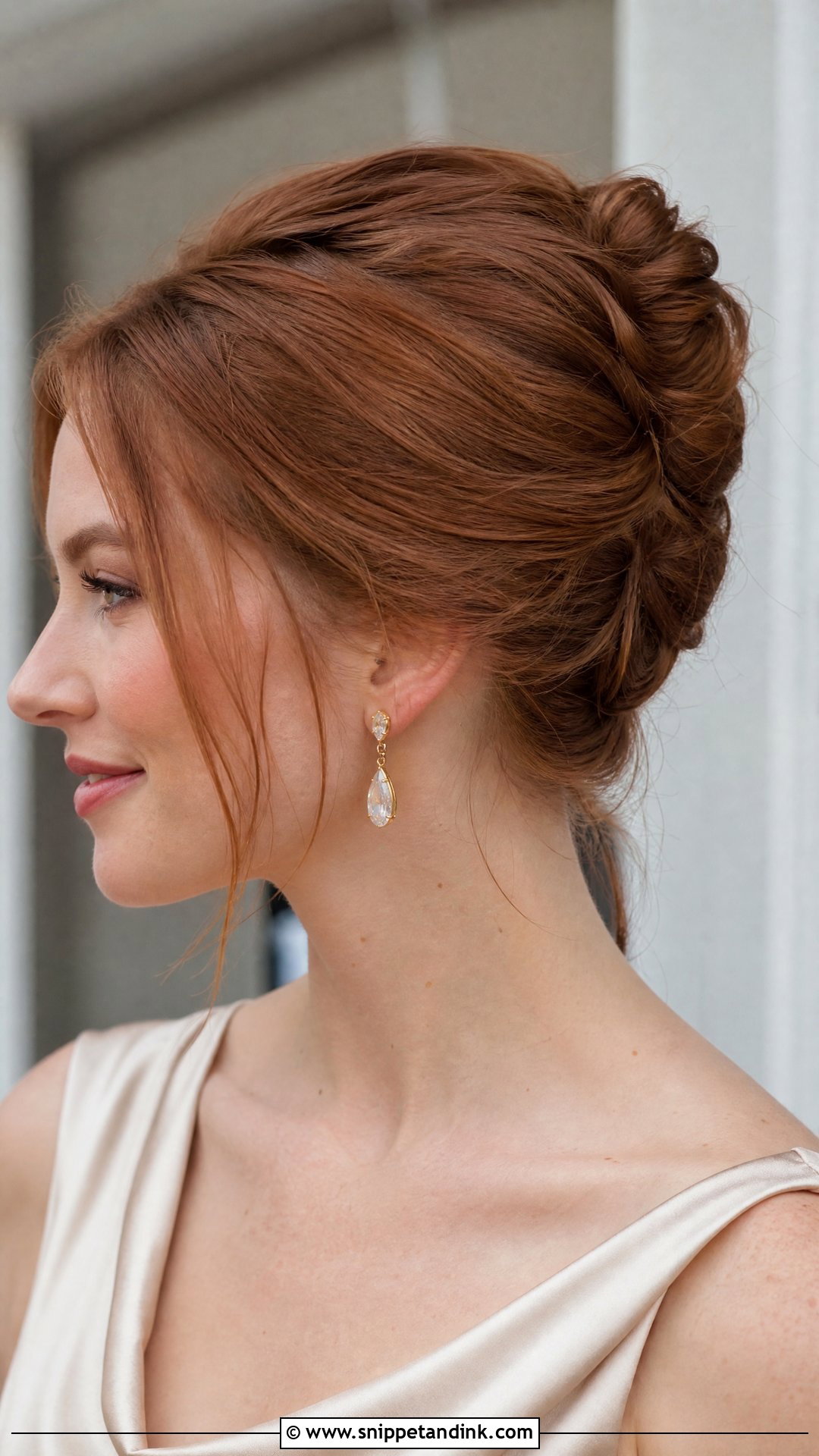 Simple French Twist For Wedding Party - Snippet and Ink - 20 Simple Hairstyle for Wedding Party Ideas