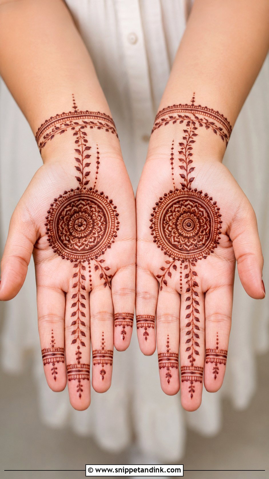 Simple Front Hand Mehndi Design - Snippet and Ink - 35 New Latest Mehndi Design Ideas
