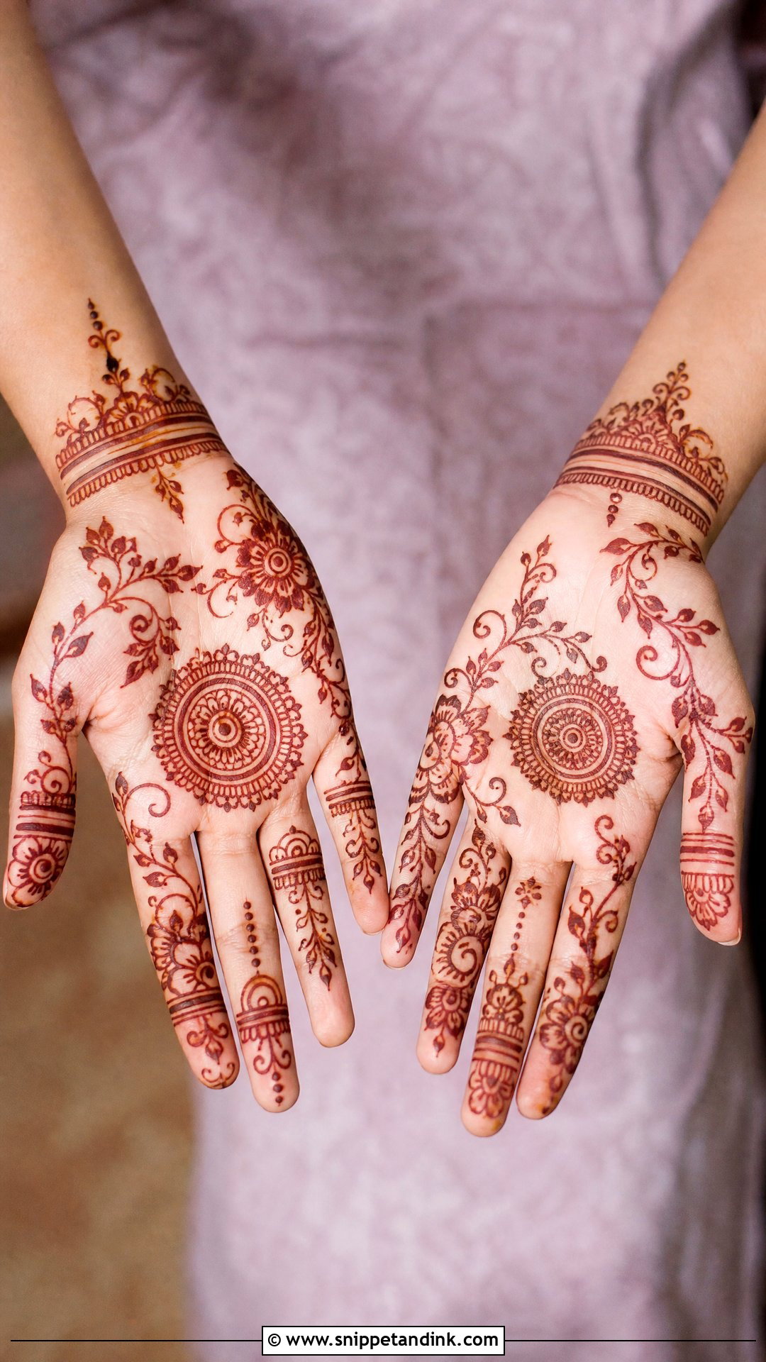 Simple Full Hand Mehndi Design - Snippet and Ink - 30 Best Beautiful Full Hand Mehndi Designs