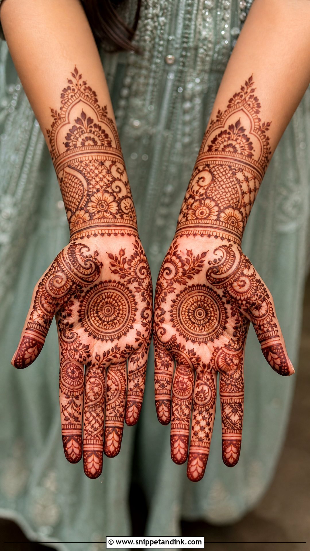 Simple Full Hand Mehndi Design - Snippet and Ink - 30 Simple Beautiful Mehndi Designs