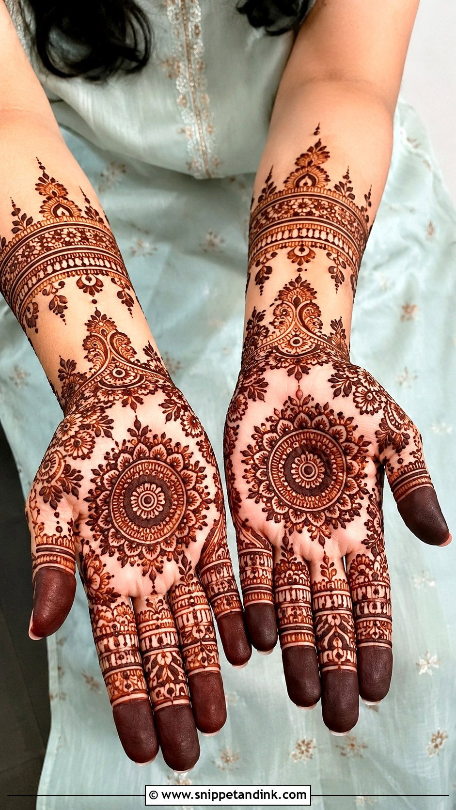 Simple Full Hand Mehndi Design For Festivals - Snippet and Ink - 35 Simple Full Hand Mehndi Designs